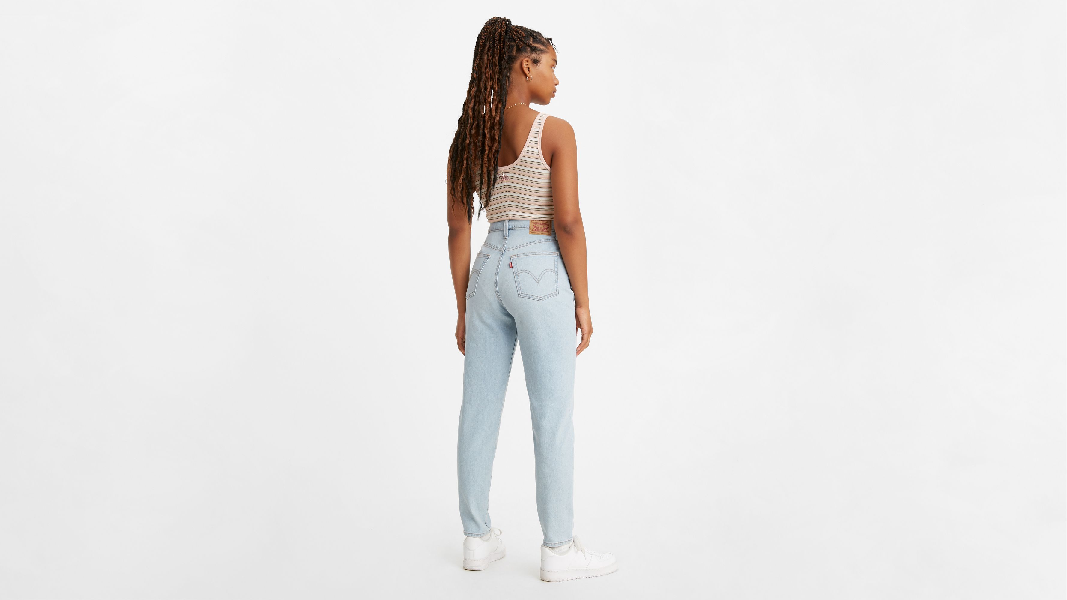 High Waisted Taper Jeans Super Light Wash Levi's® US
