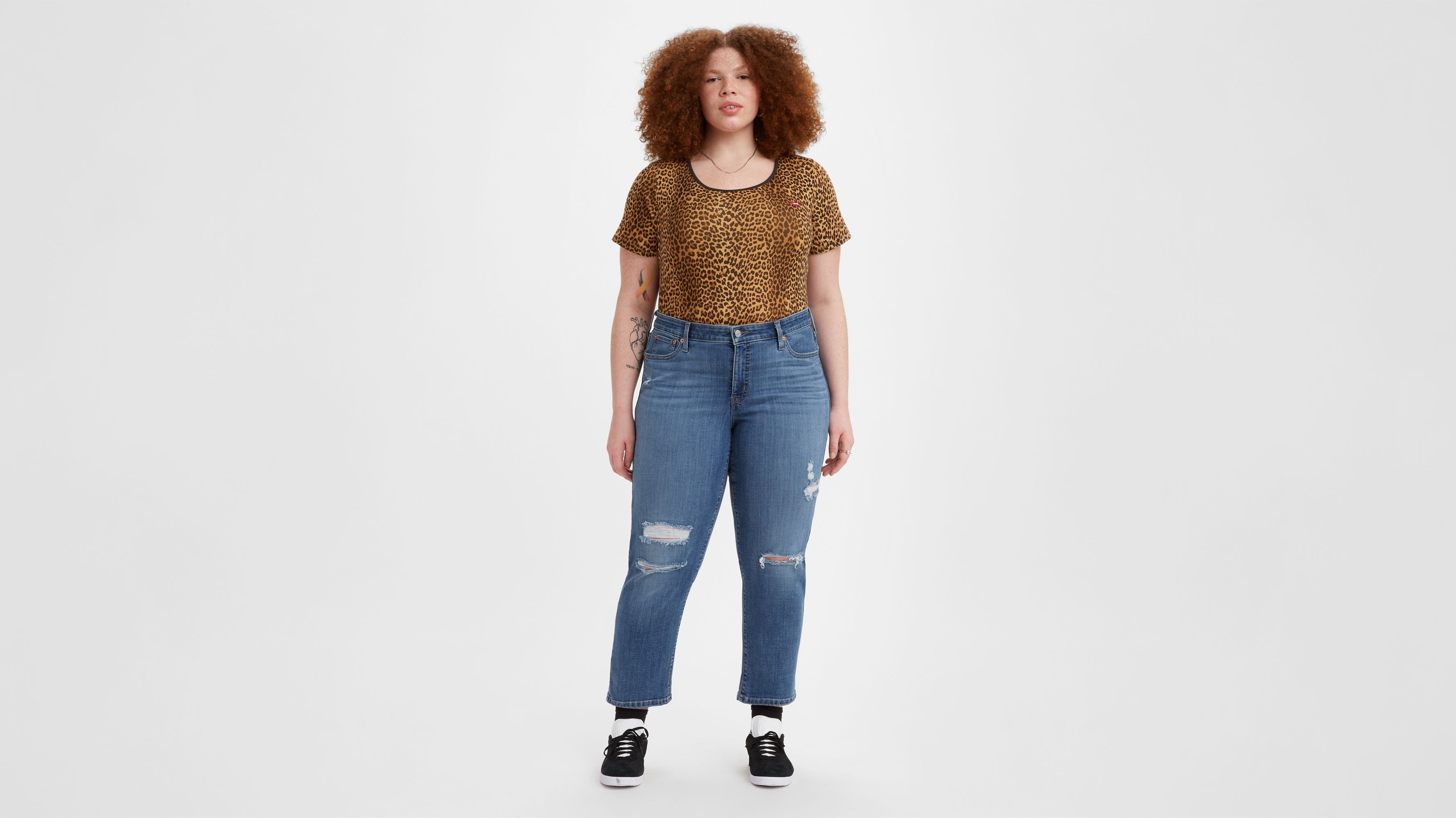Boyfriend Women's Jeans (plus Size) Dark Wash Levi's® US