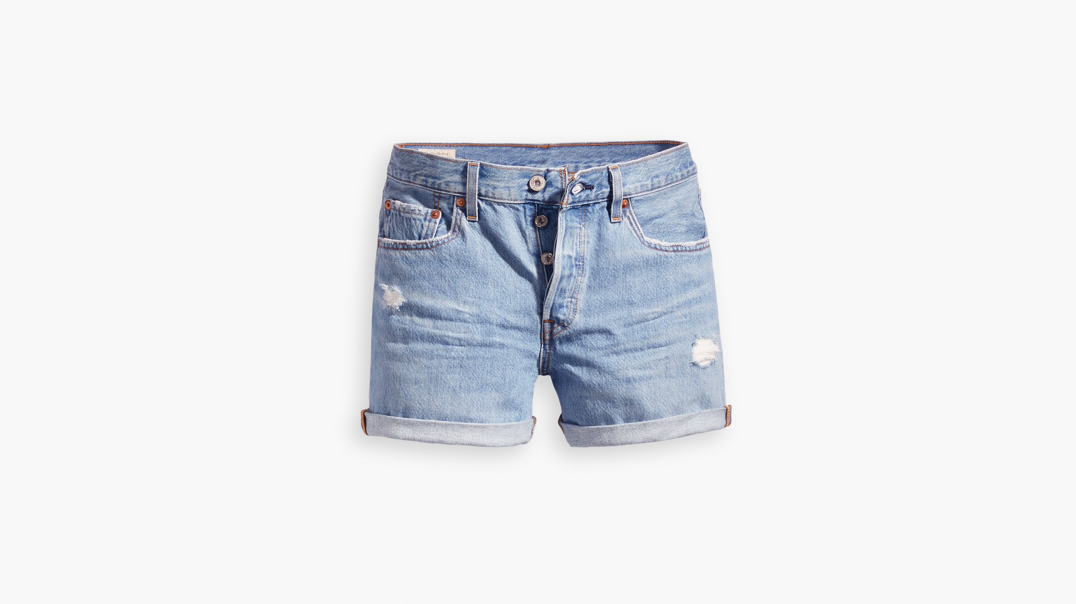 501® Long Women's Shorts Medium Wash Levi's® US