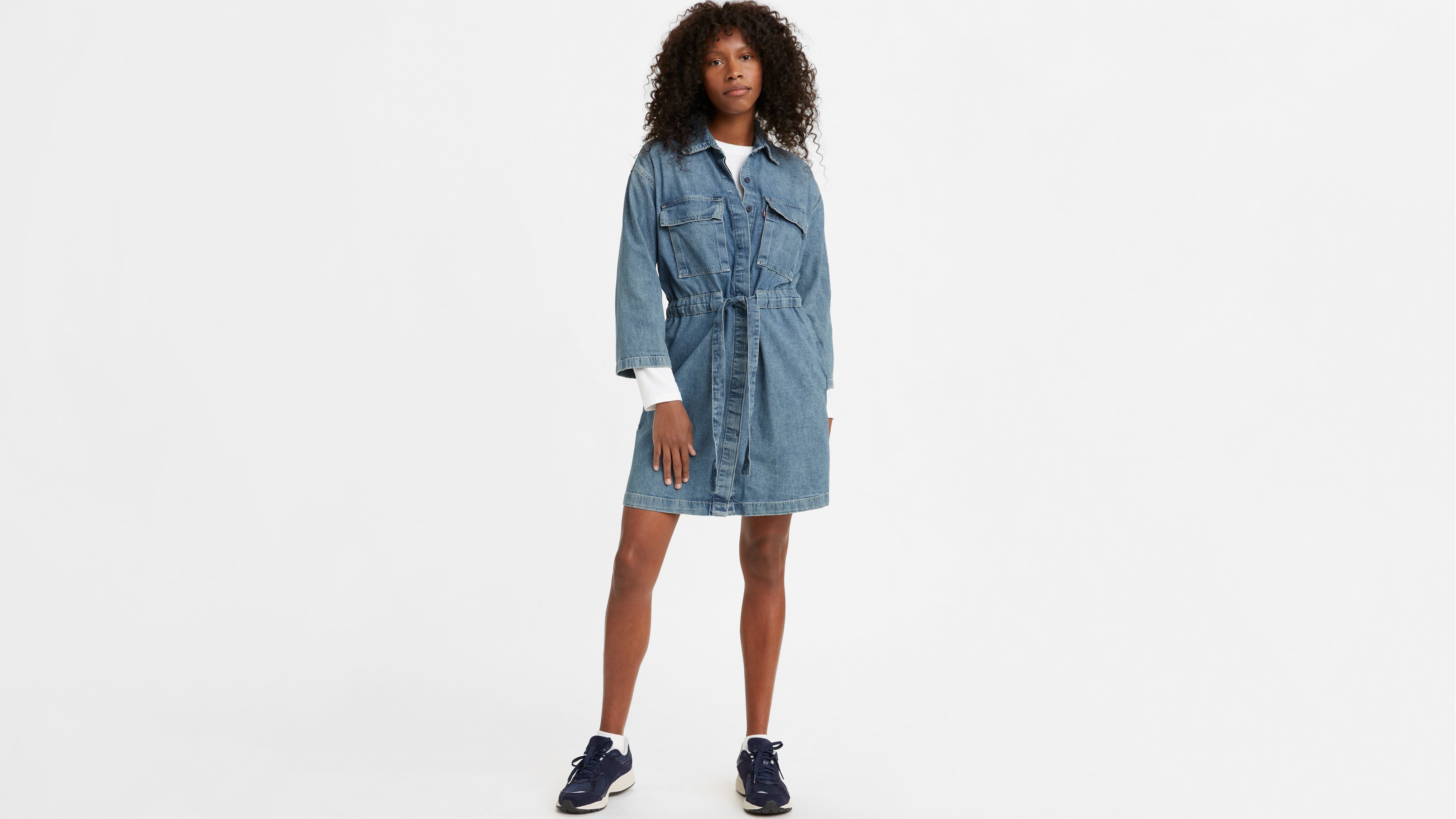 Ainsley Utility Denim Dress Medium Wash Levi's® US