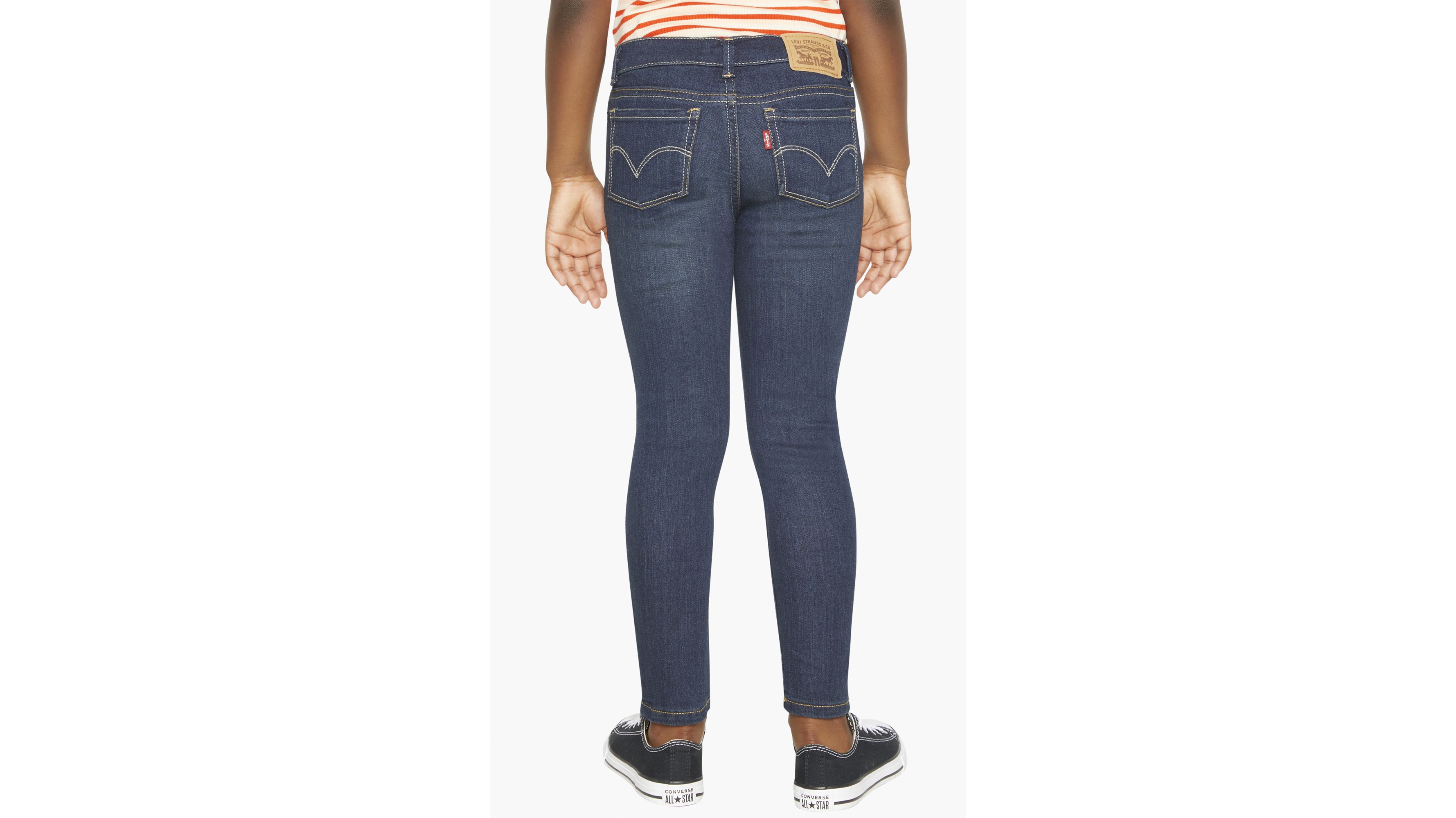 710 Super Skinny Little Girls Jeans 46x Dark Wash Levi's® US