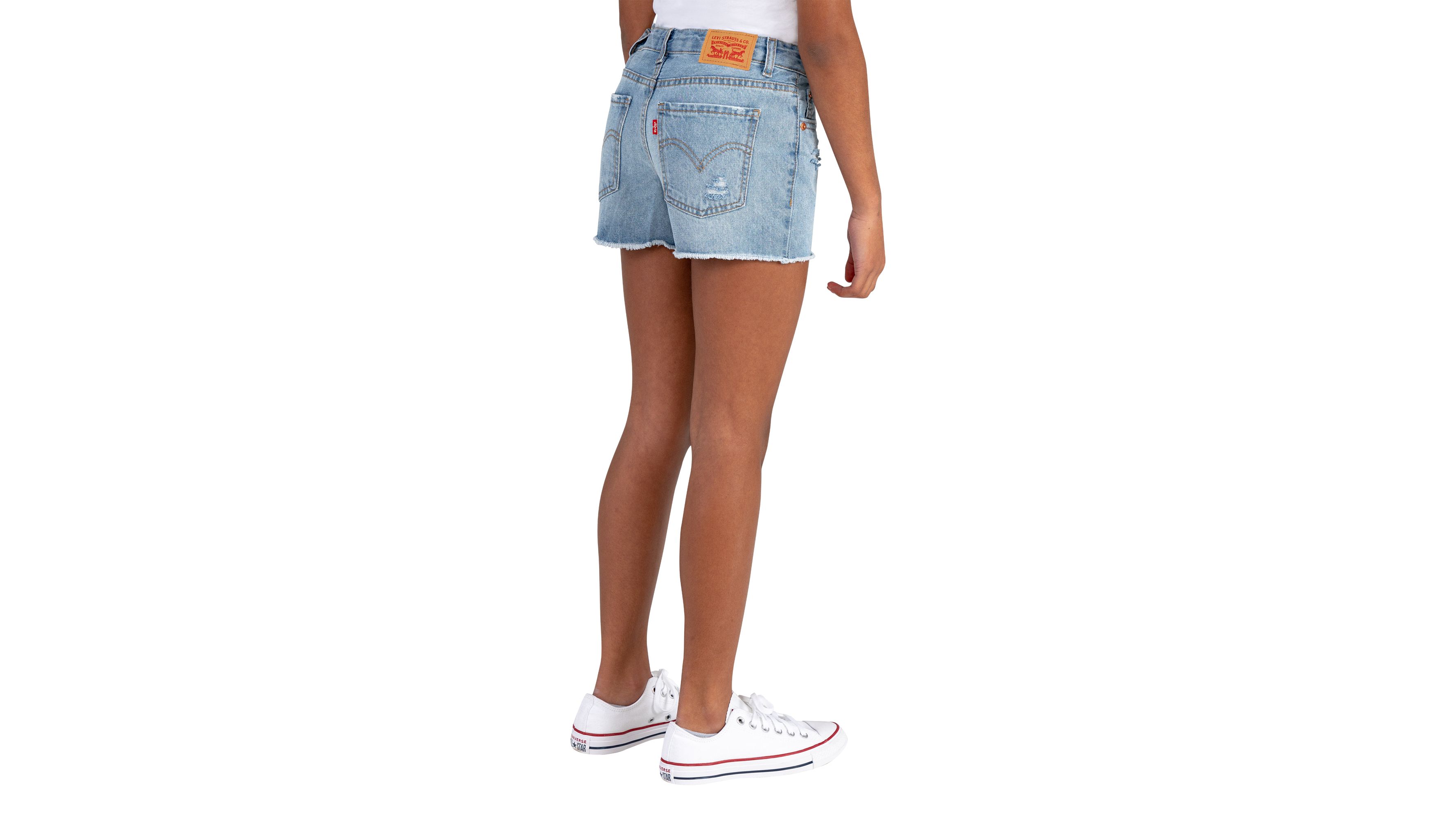 Girlfriend Big Girls Shorts 716 Light Wash Levi's® US