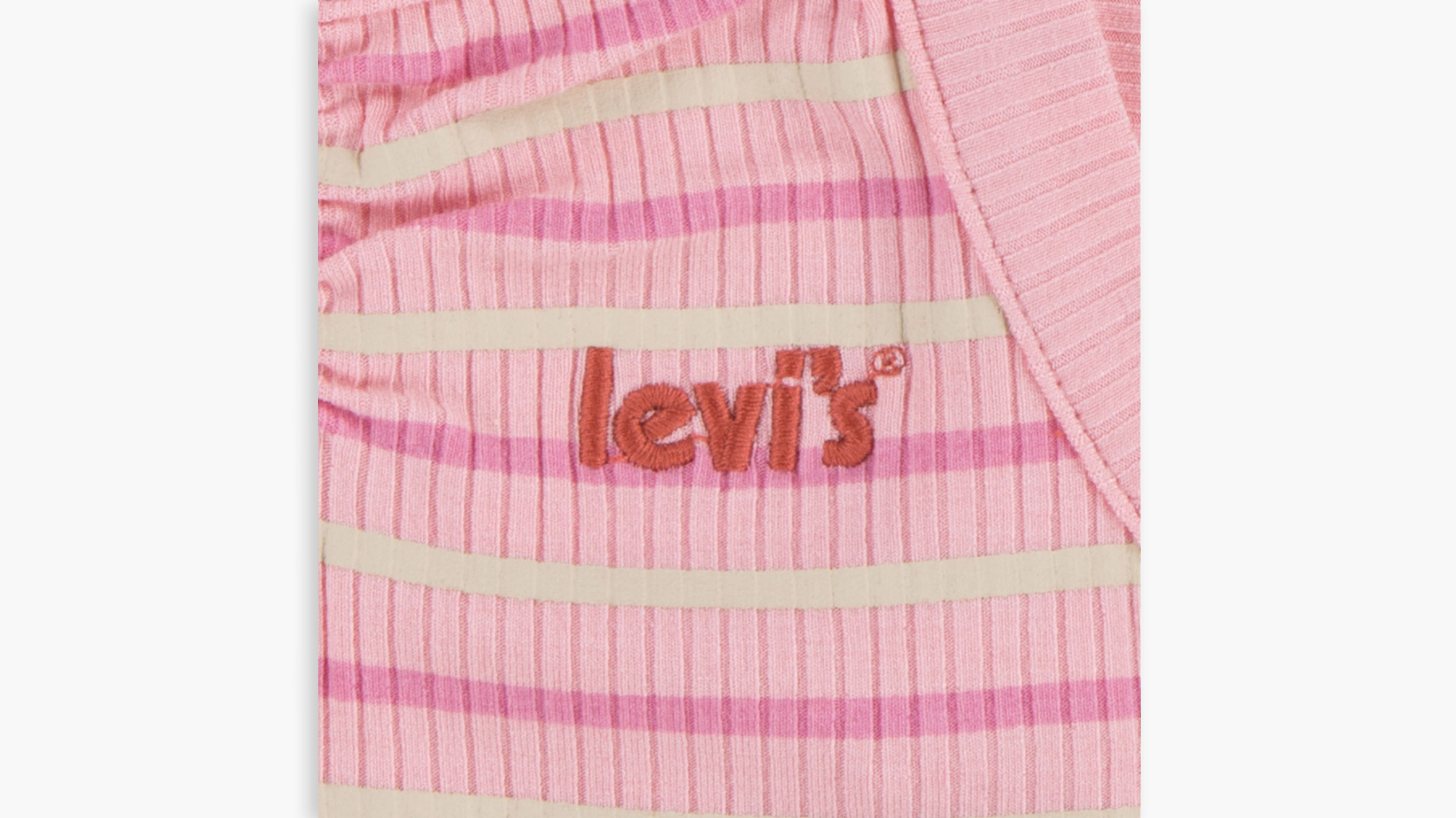 Striped Ribbed Tank Top Big Girls Sxl Pink Levi's® US