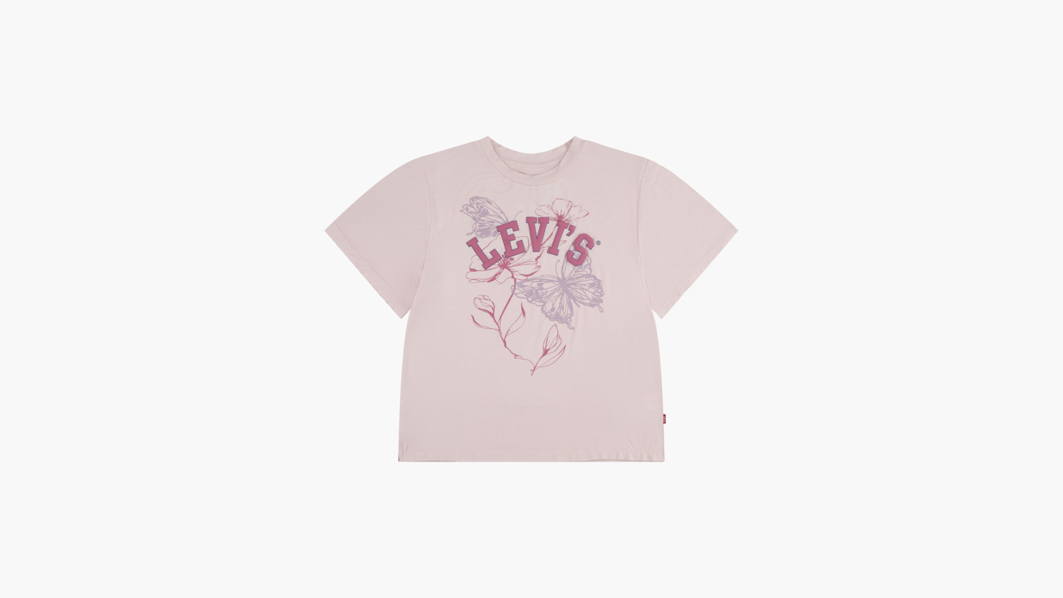 Floral Oversized Tee Big Girls 716 White Levi's® US