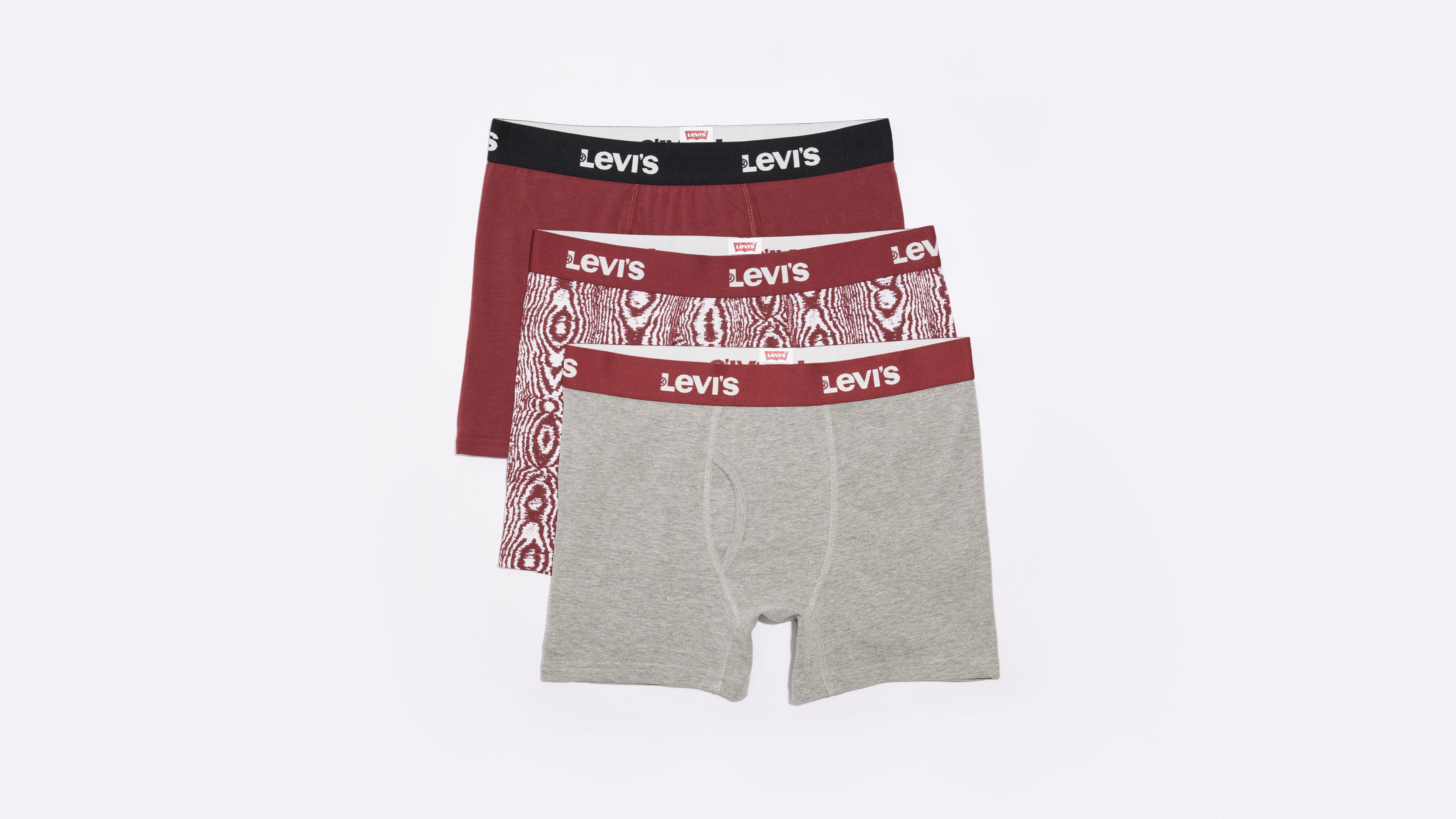 Boxer Brief (3 Pack) Red Levi's® US