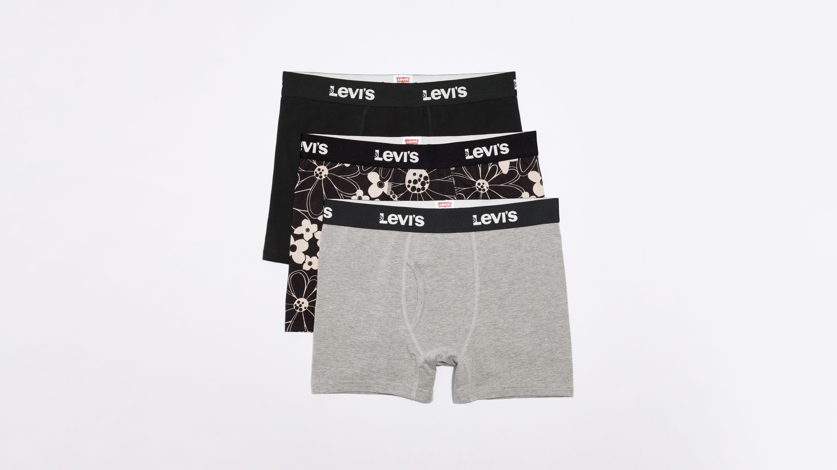 Boxer Brief (3 Pack) Black Levi's® US