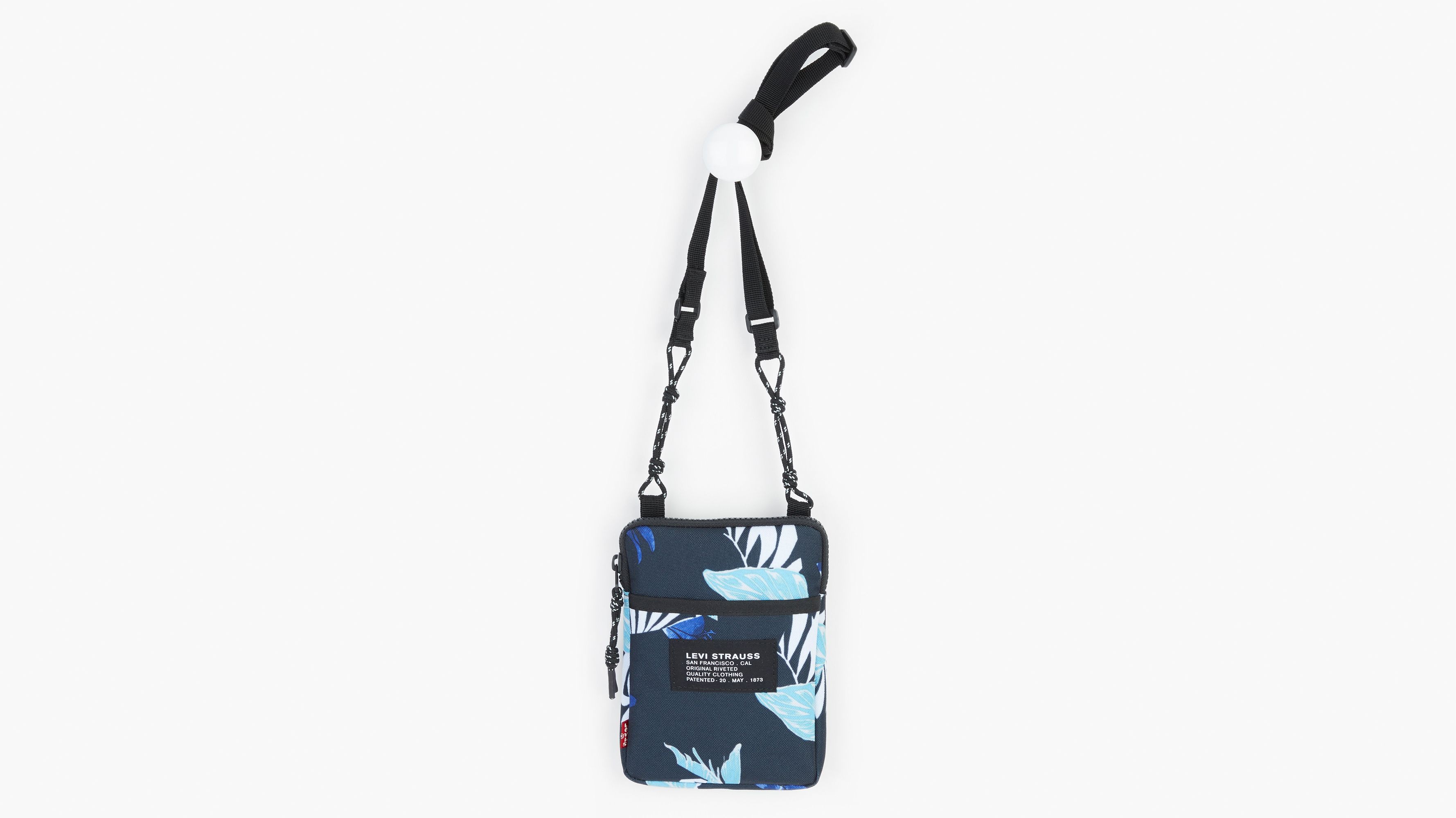 Leaf Print Mini Crossbody Bag Black Levi's® US