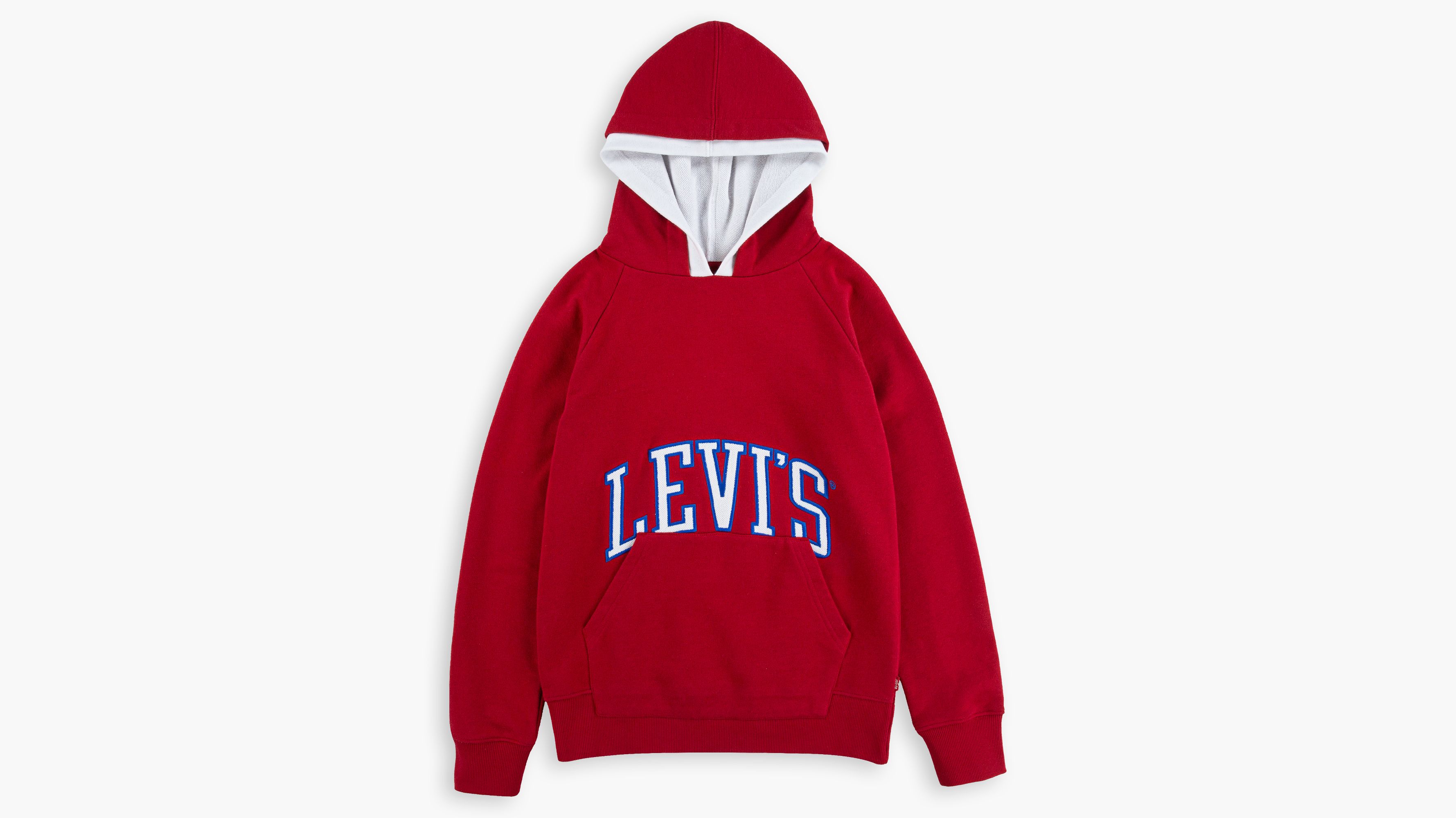 Big Boys Sxl Varsity Logo Double Hood Hoodie Levi's® US