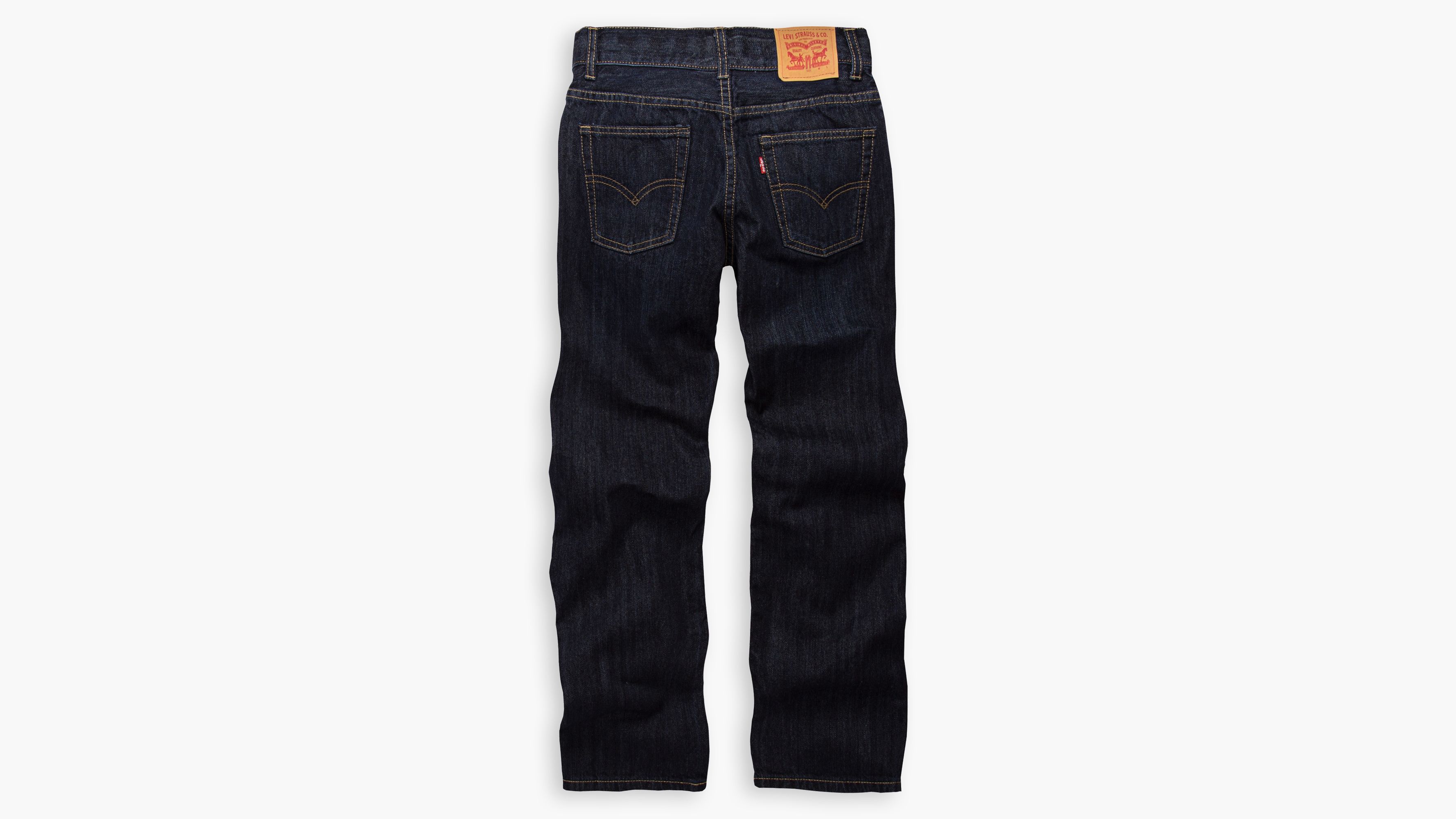 505™ Regular Fit Big Boys Jeans 820 (husky) Dark Wash Levi's® US