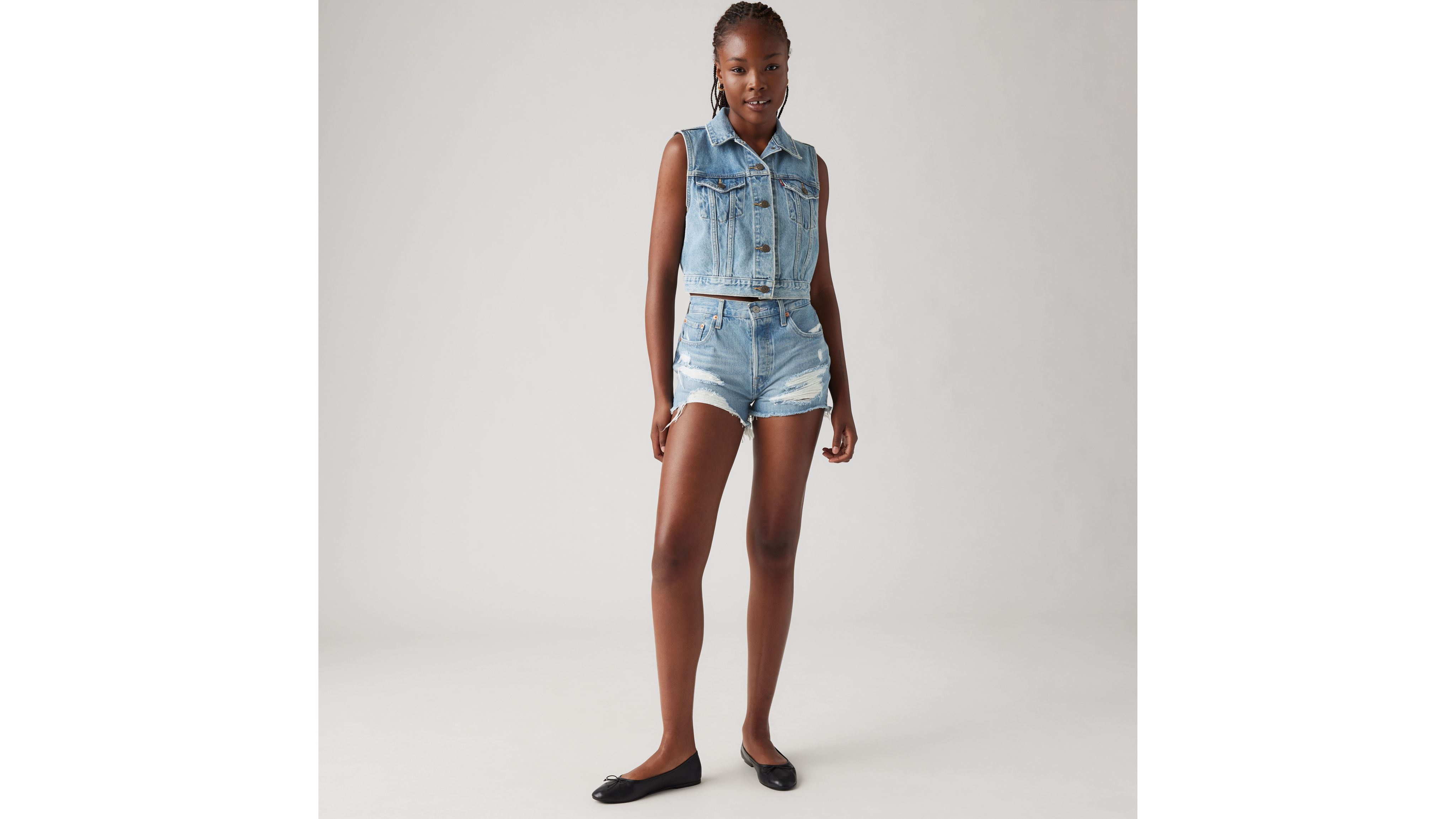 501® Original Fit High Rise Women's Shorts Medium Wash Levi's® CA