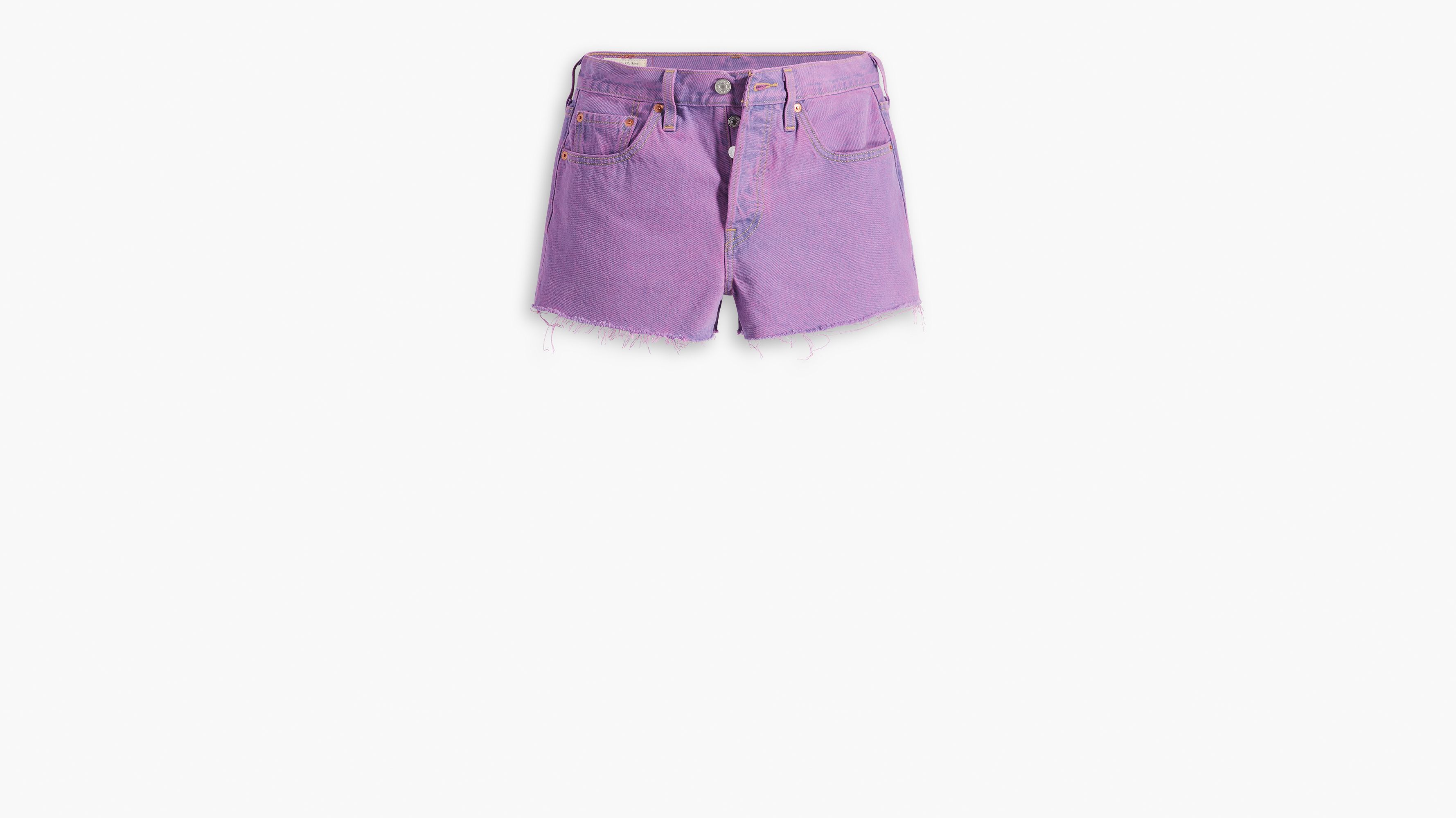 501® High Rise Women's Colored Denim Shorts Purple Levi's® US