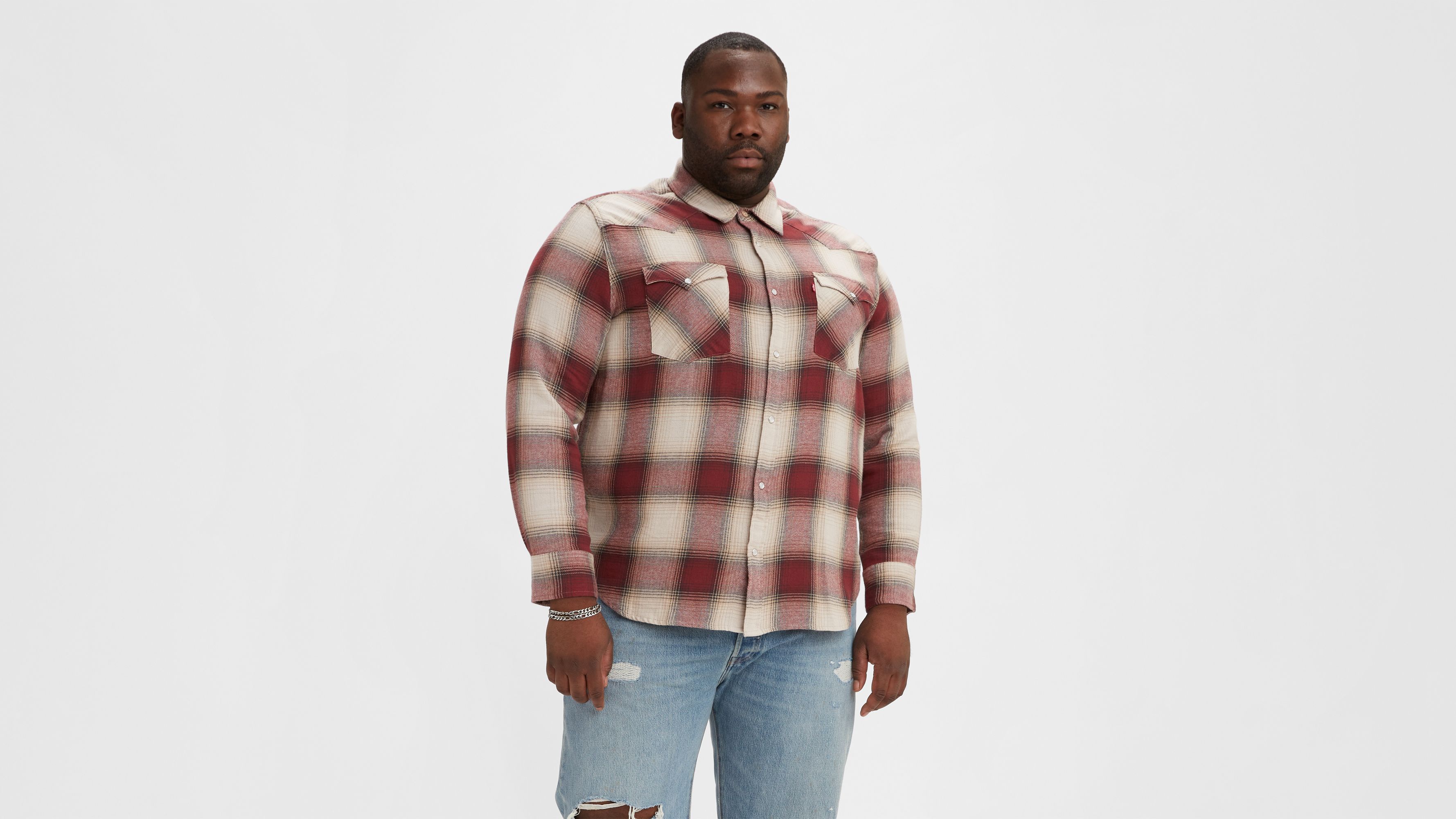 Classic Western Flannel Shirt (big) Red Levi's® US