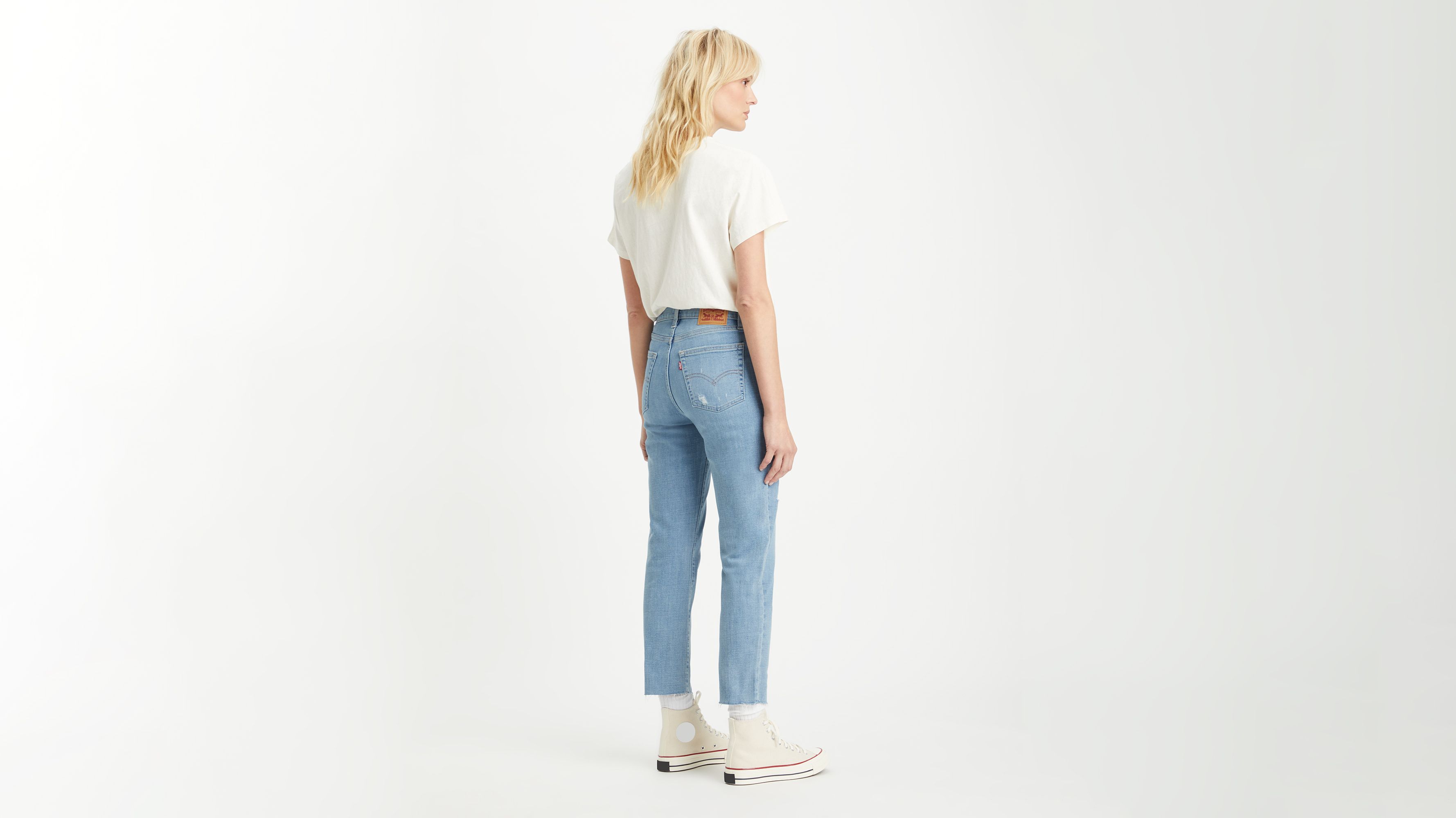 724 High Rise Slim Straight Cropped Women's Jeans Light Wash Levi's® US