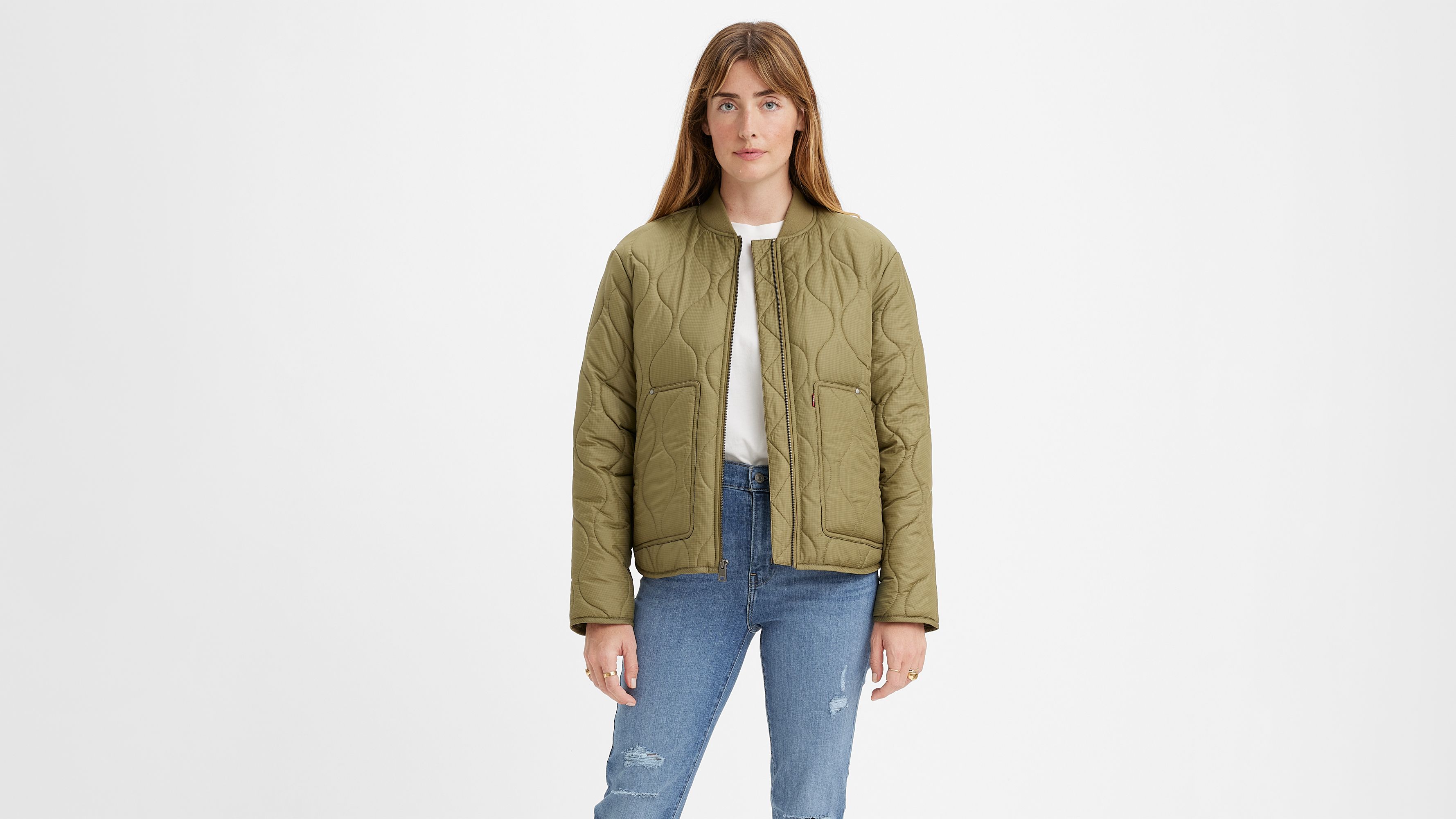 Onion Quilted Liner Jacket Green Levi's® US
