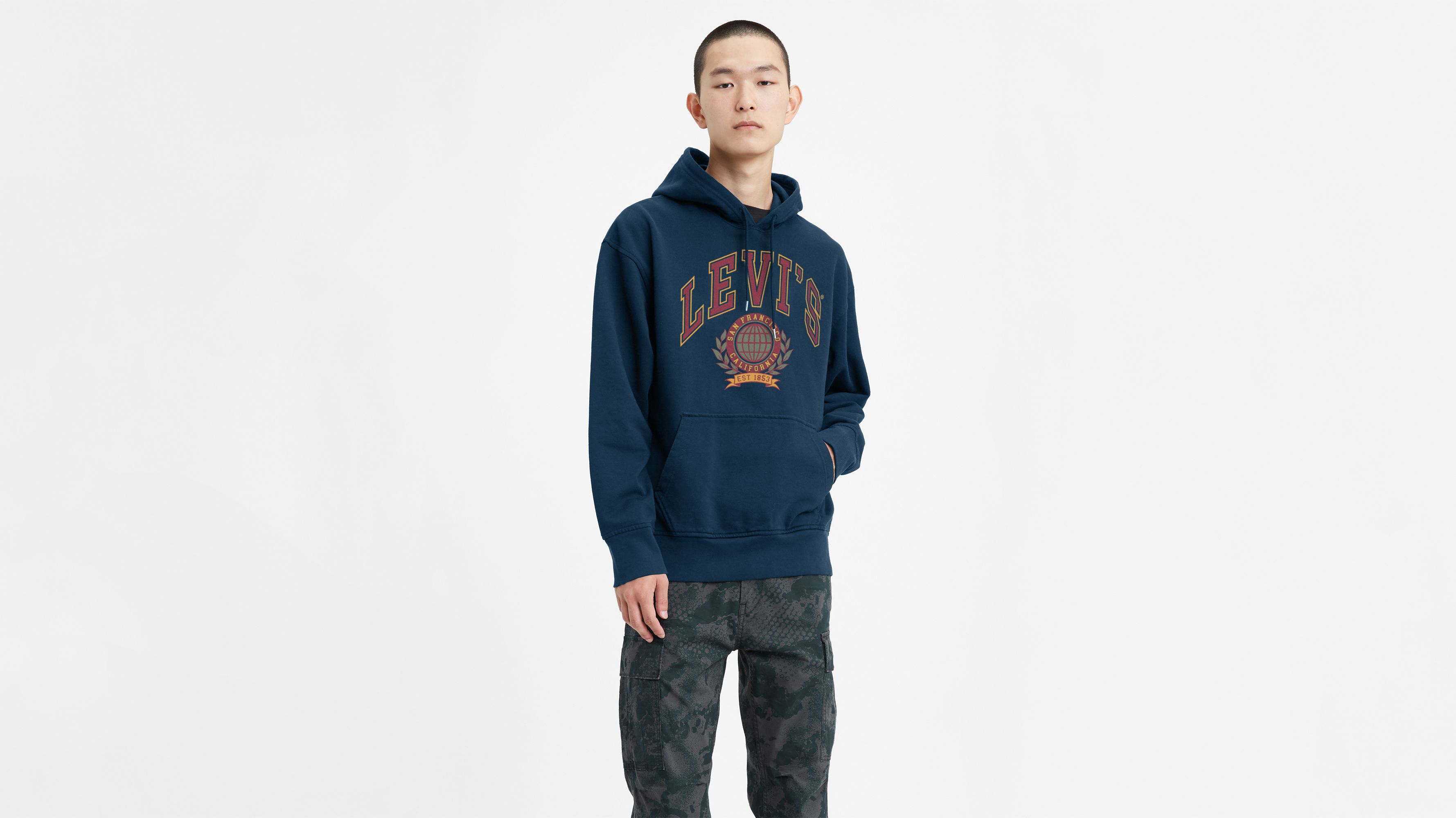Graphic Pullover Hoodie (tall) Blue Levi's® US