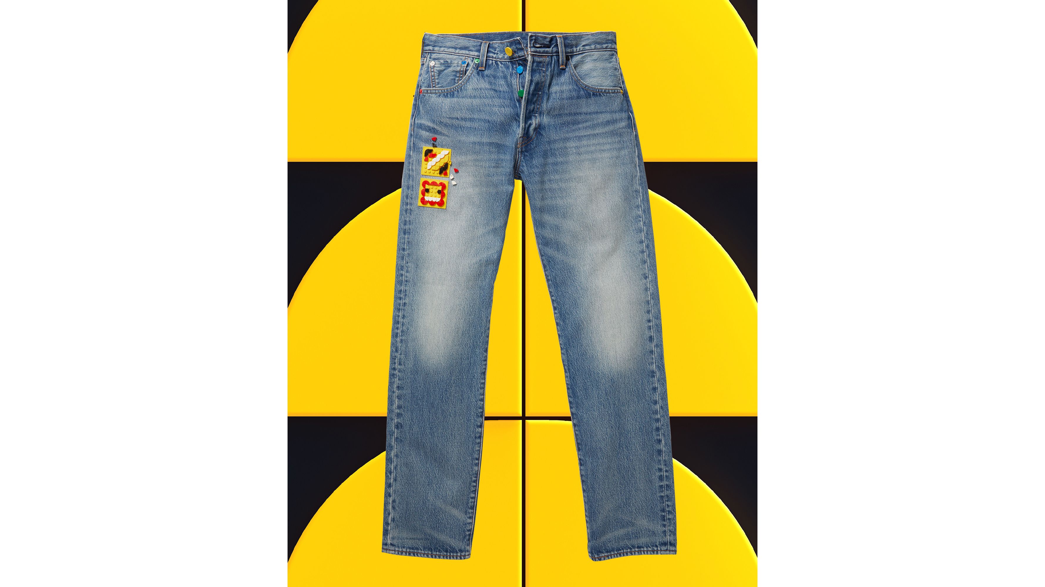 Lego Group X Levi's® 501® '93 Straight Fit Men's Jeans Medium Wash