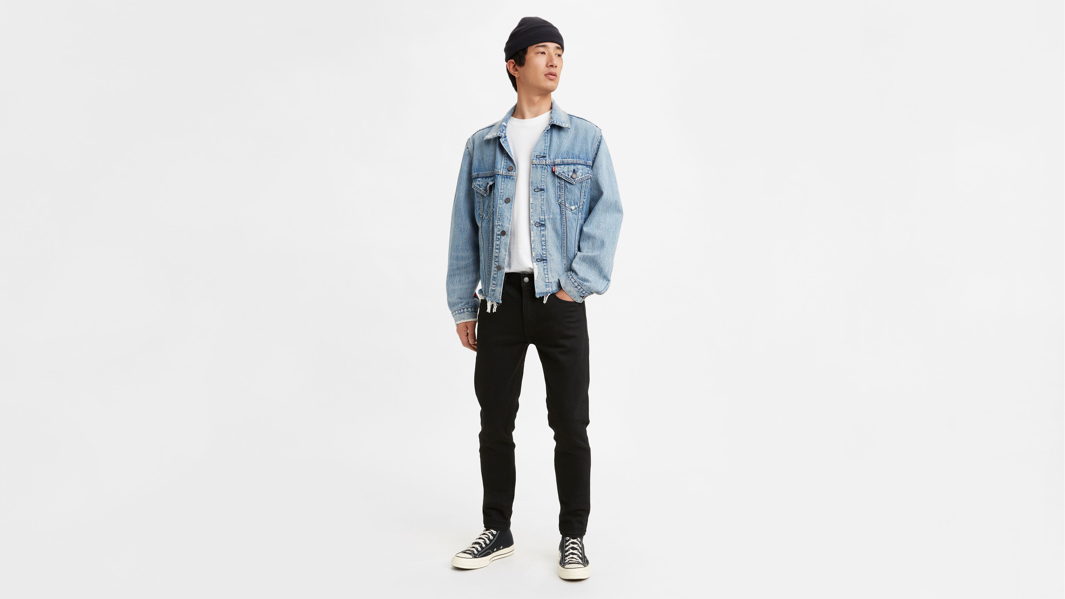Skinny Tapered Jeans Black Levi's® ES