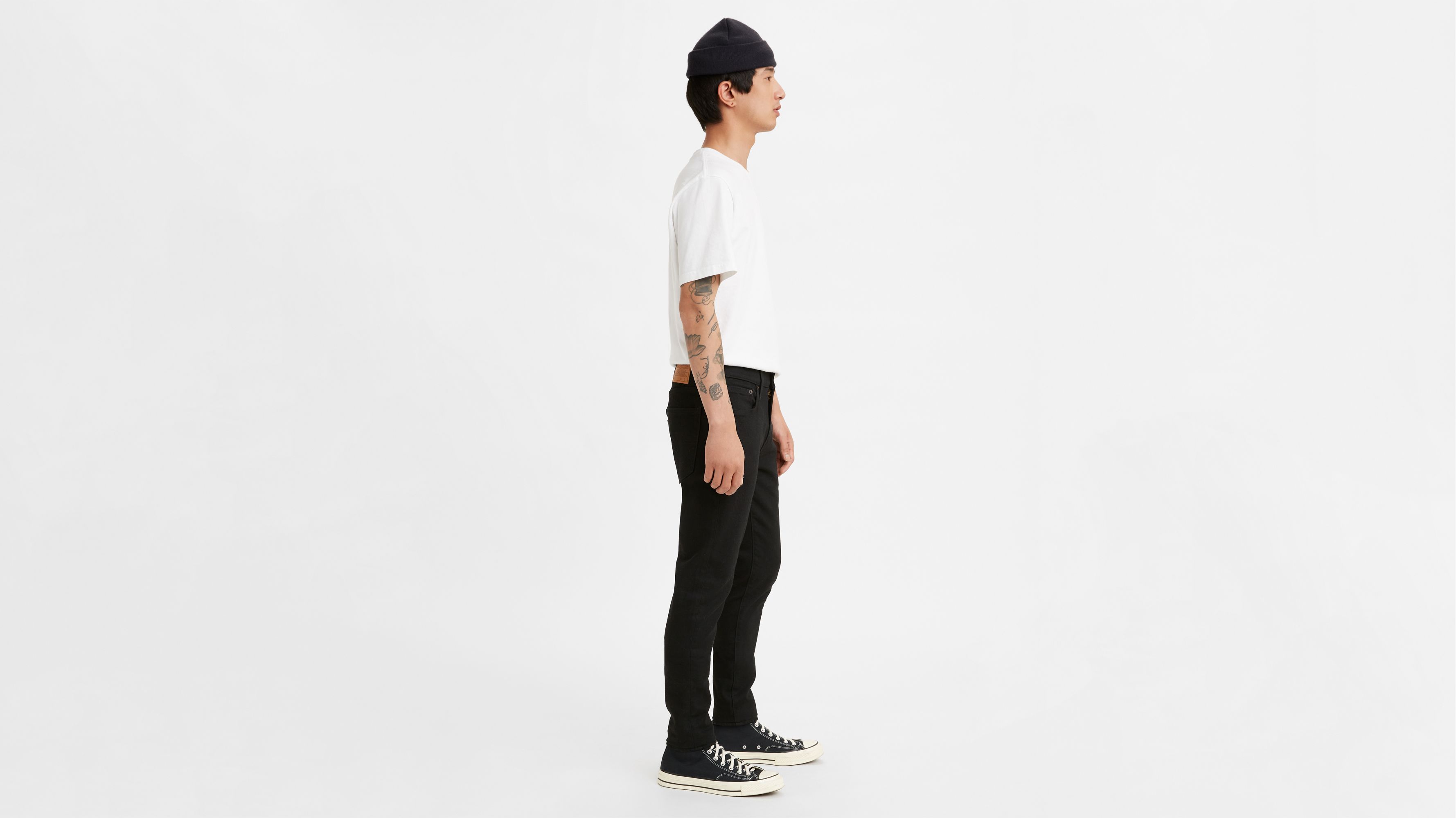 Skinny Tapered Jeans Black Levi's® ES