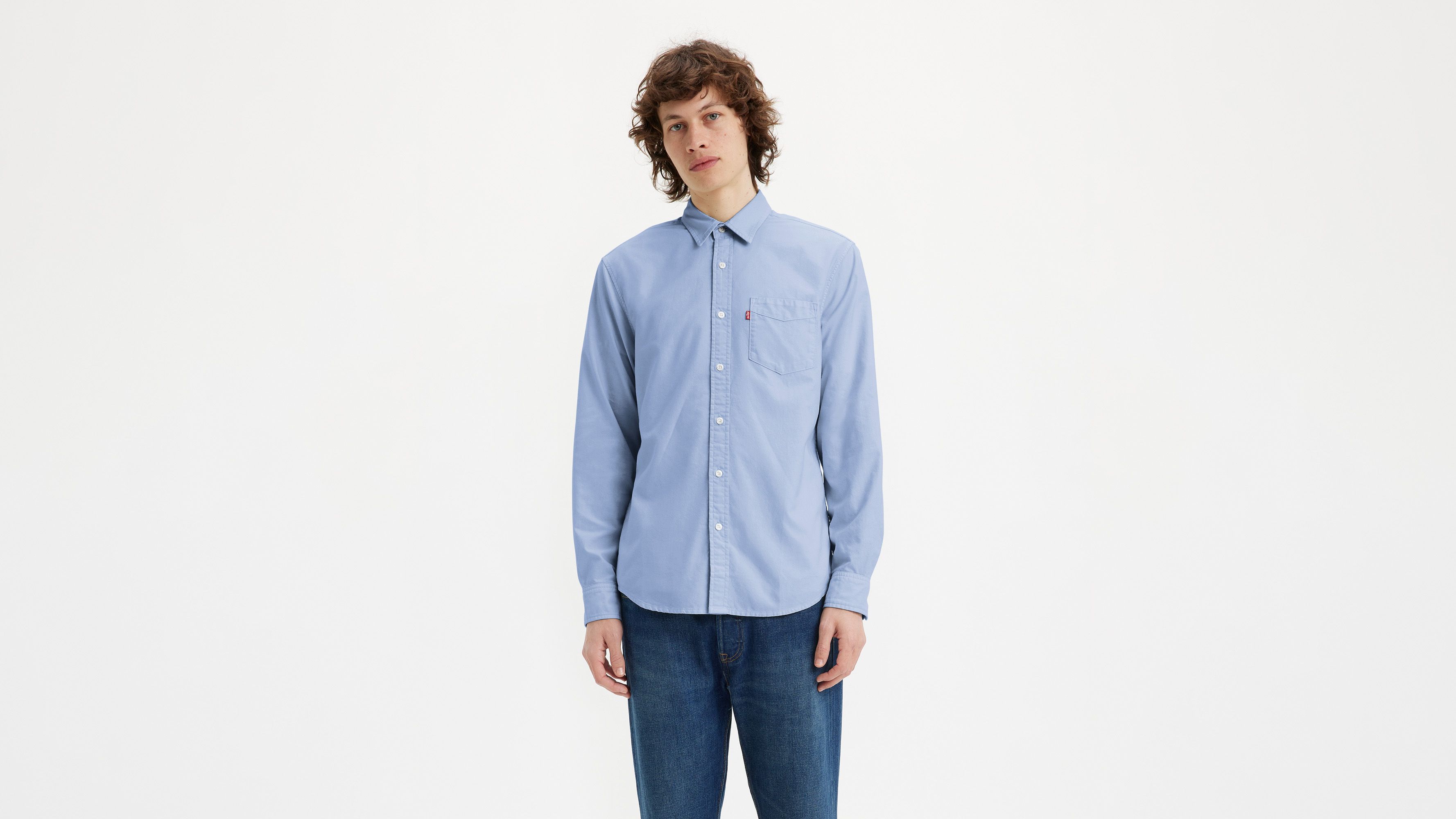 Sunset One Pocket Buttonup Shirt Blue Levi's® US