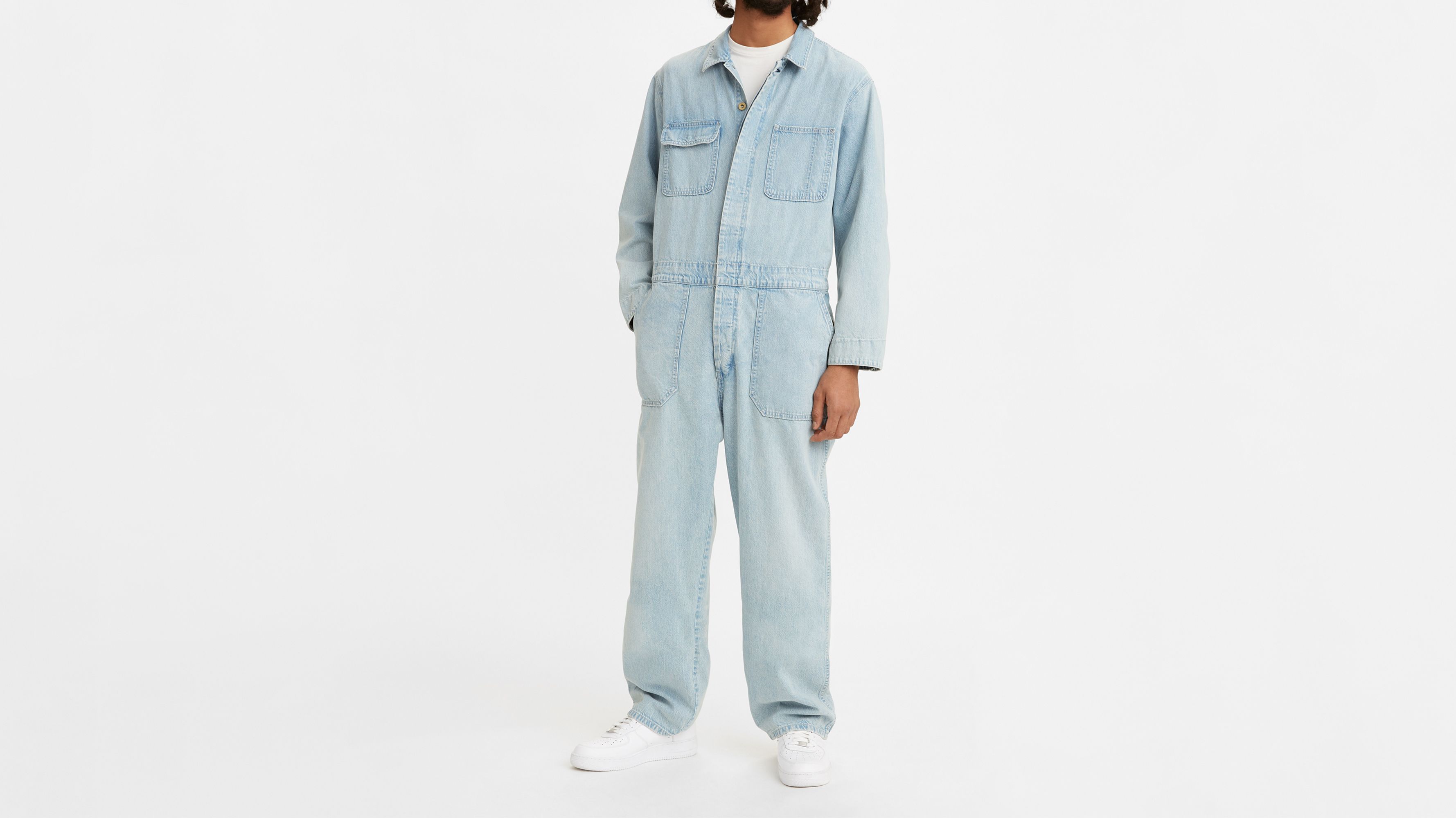 Stay Loose Denim Coveralls Light Wash Levi's® US