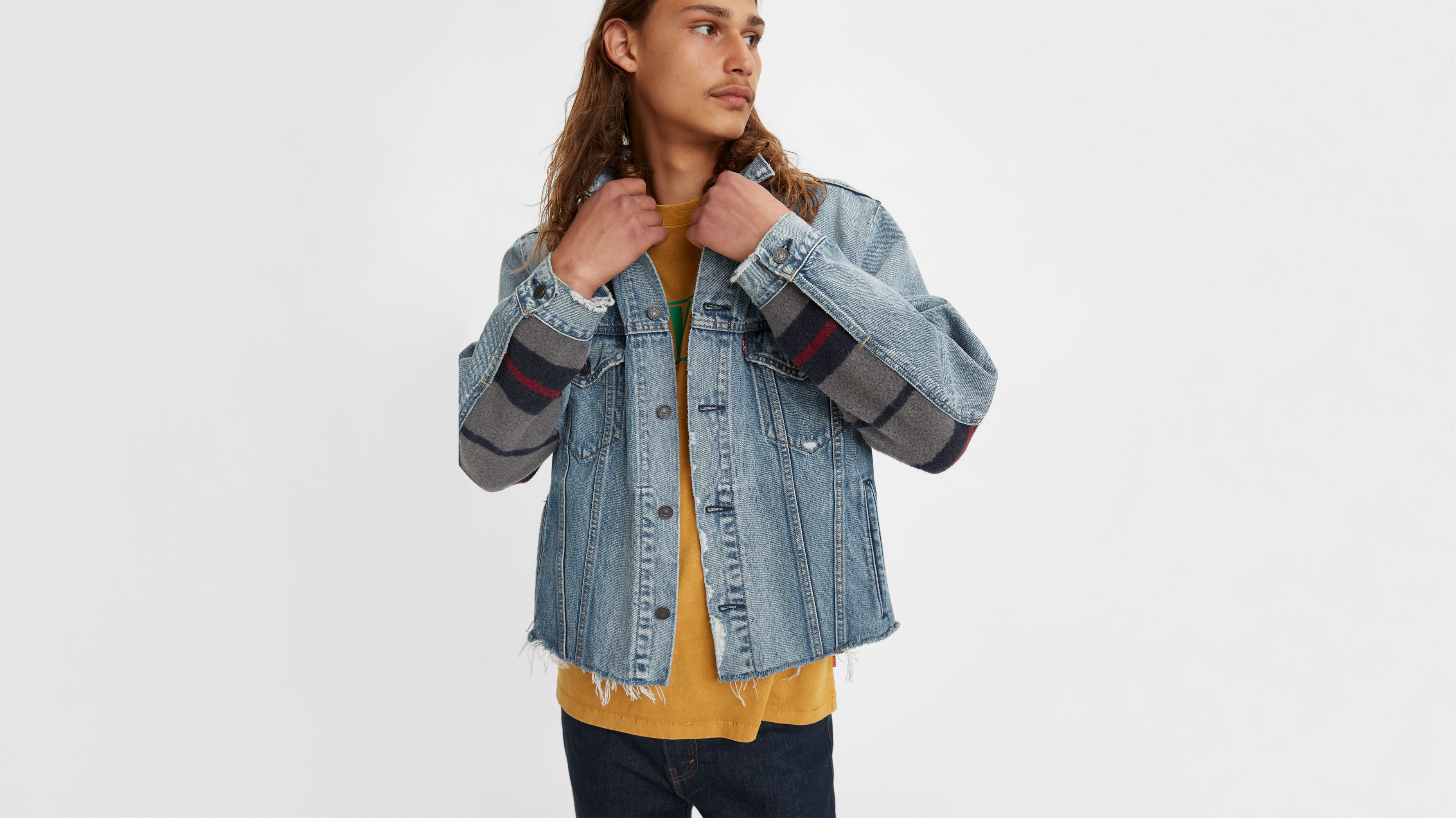 Blanket Back Trucker Jacket Blue Levi's® CA