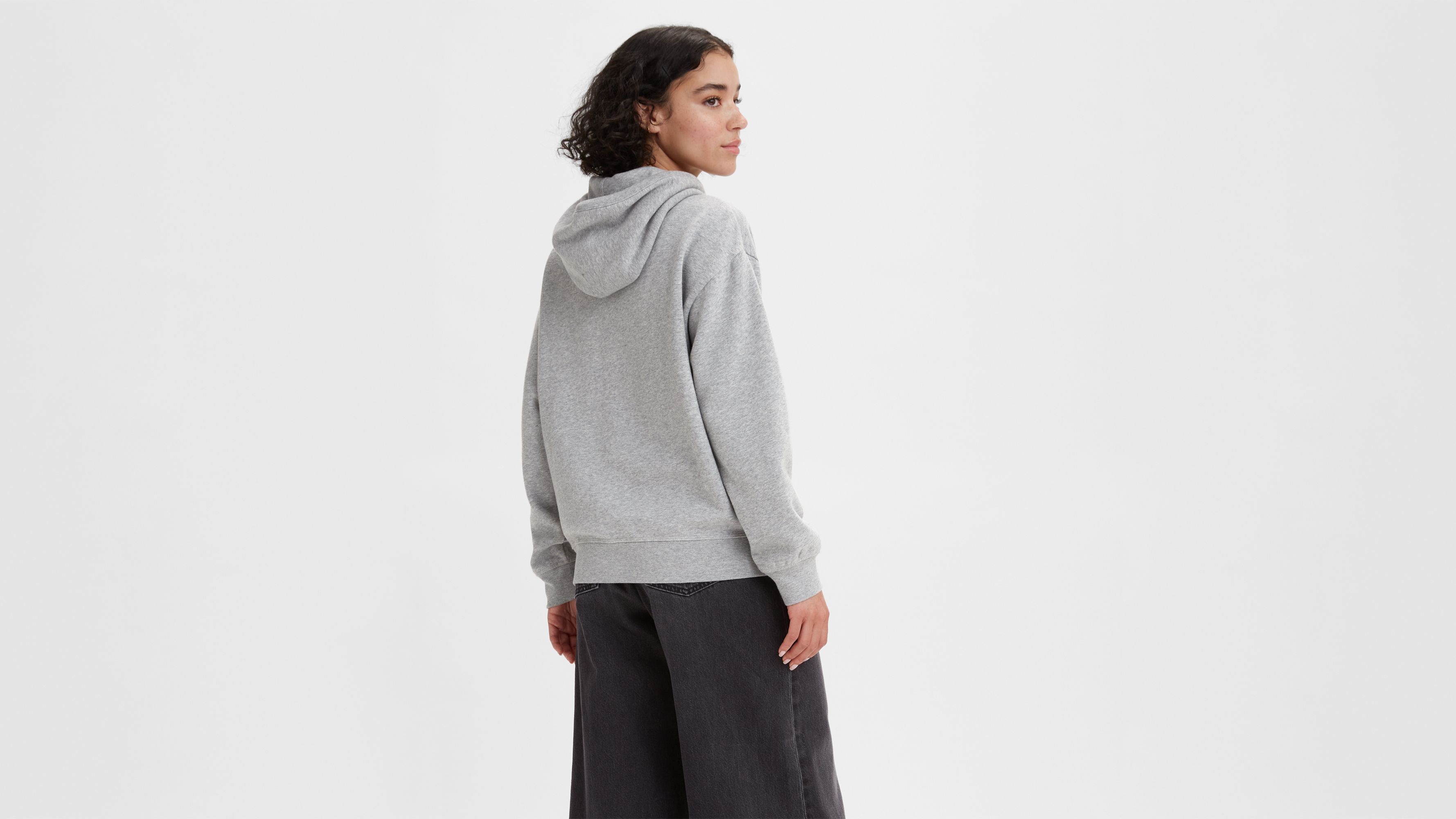 Standard Zip Up Hoodie Grey Levi's® GE