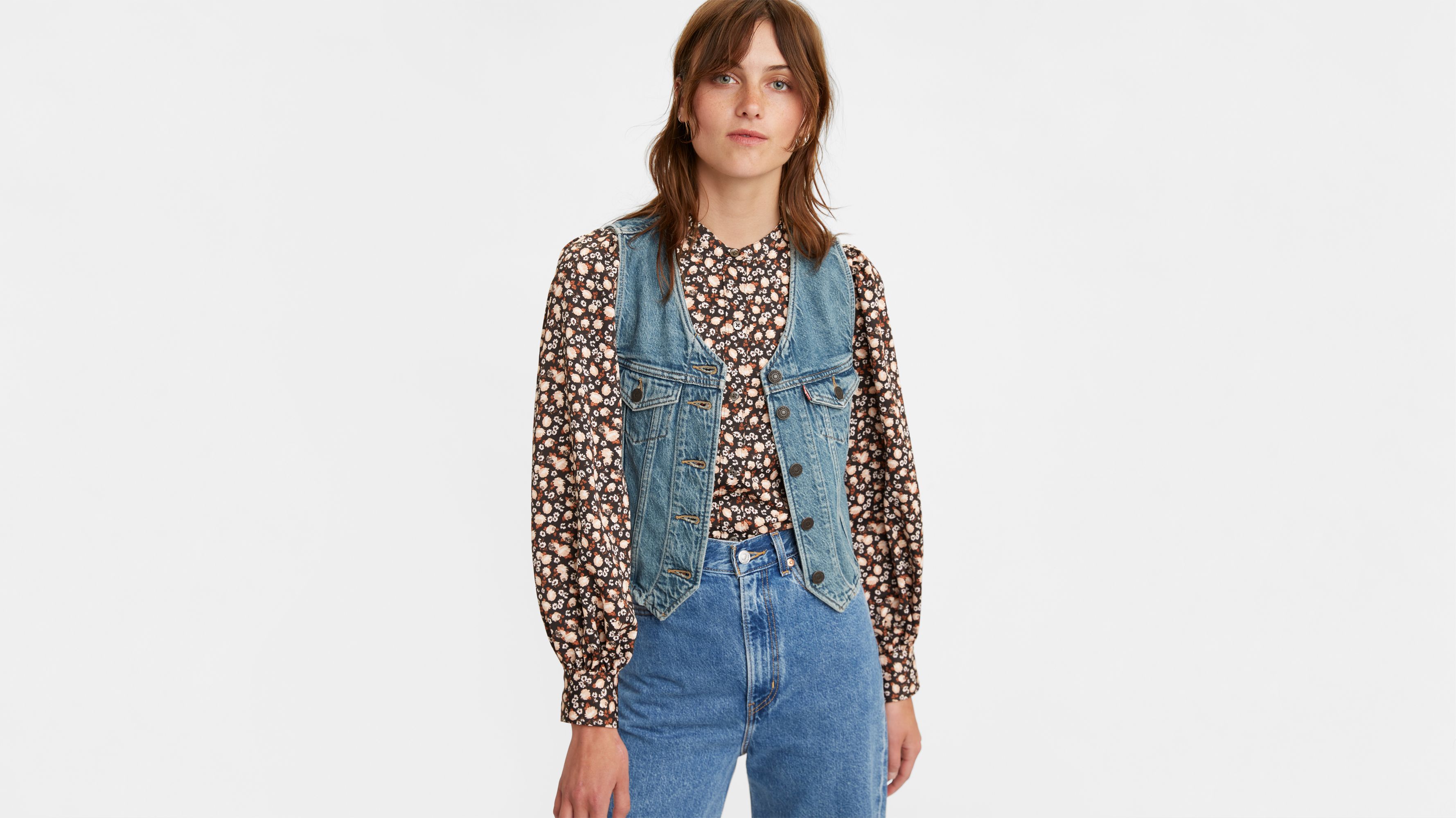 Levi's® Women's Retro Denim Vest Blue Levi's® US