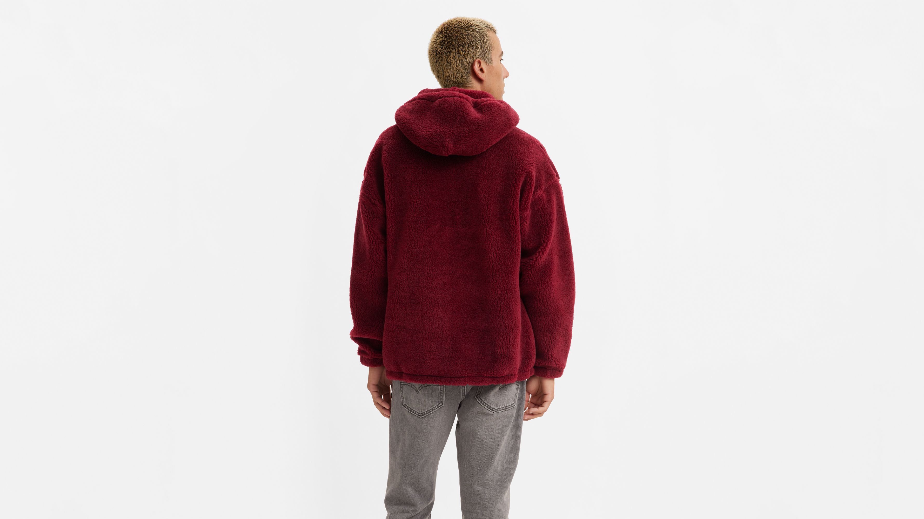Cozy Half Zip Hoodie Red Levi's® IT