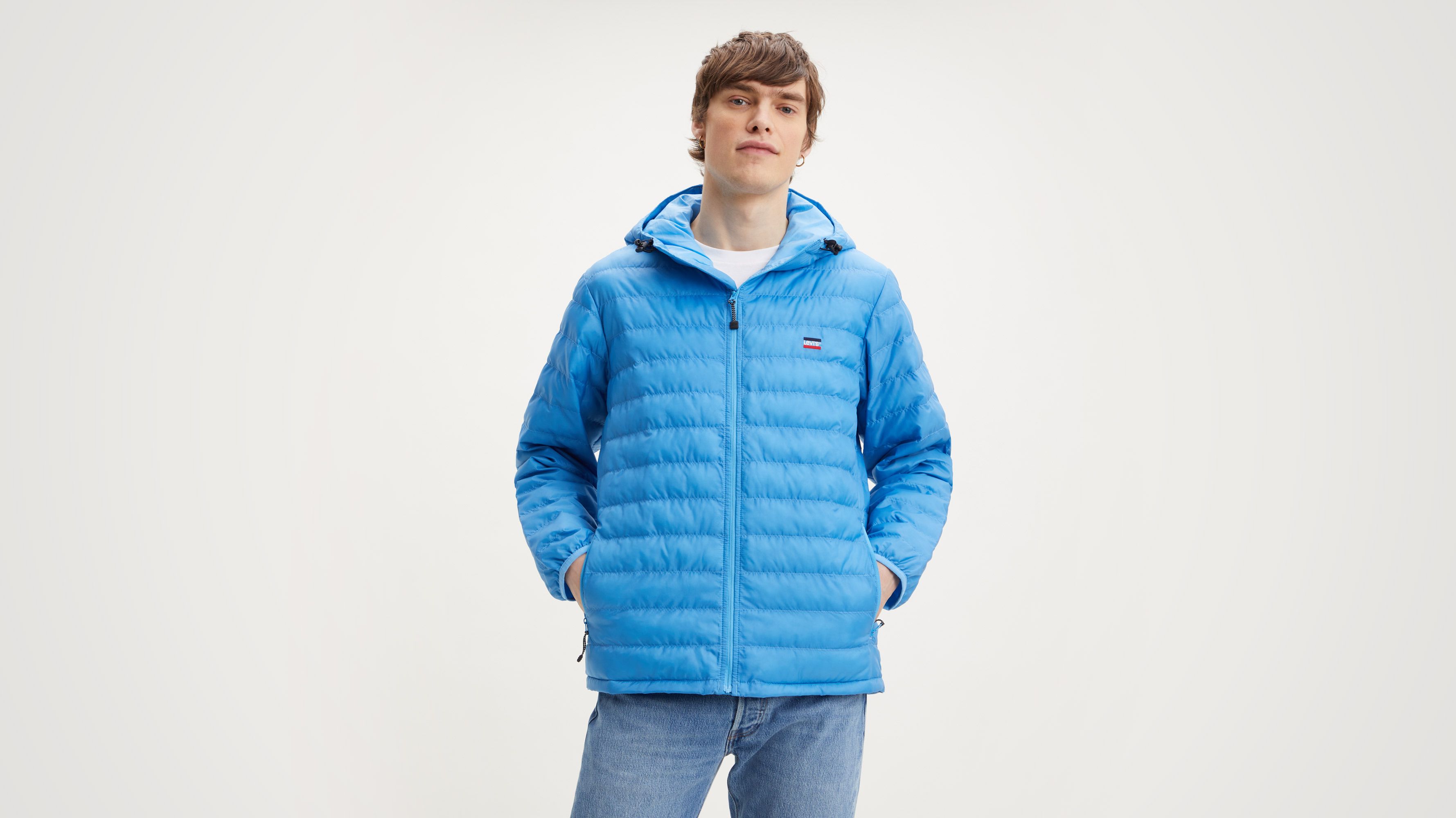 Presidio Packable Hooded Jacket Blue Levi's® EE