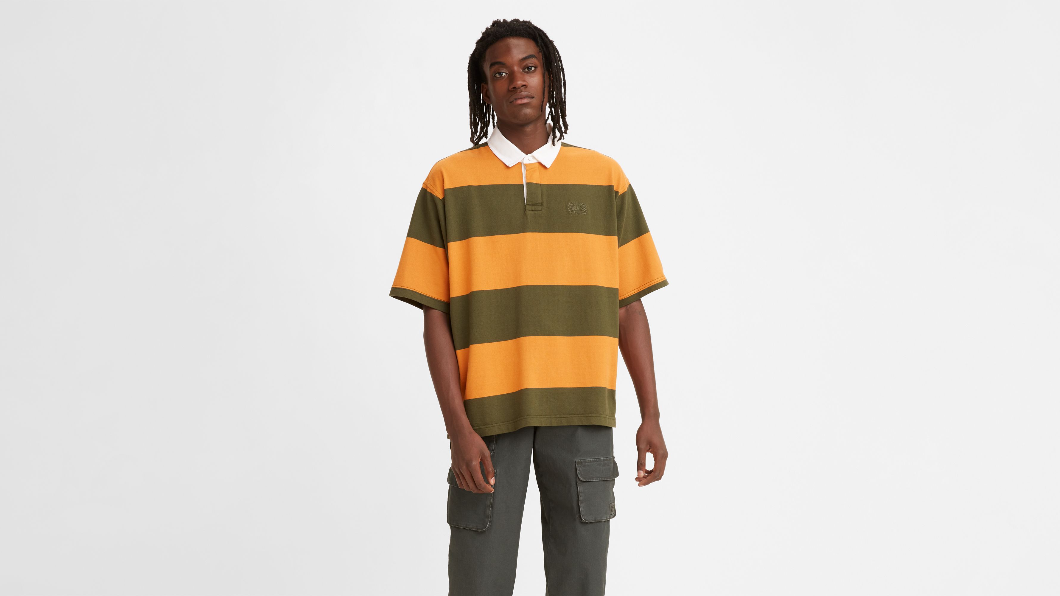Half Sleeve Field Rugby Shirt Green Levi's® US