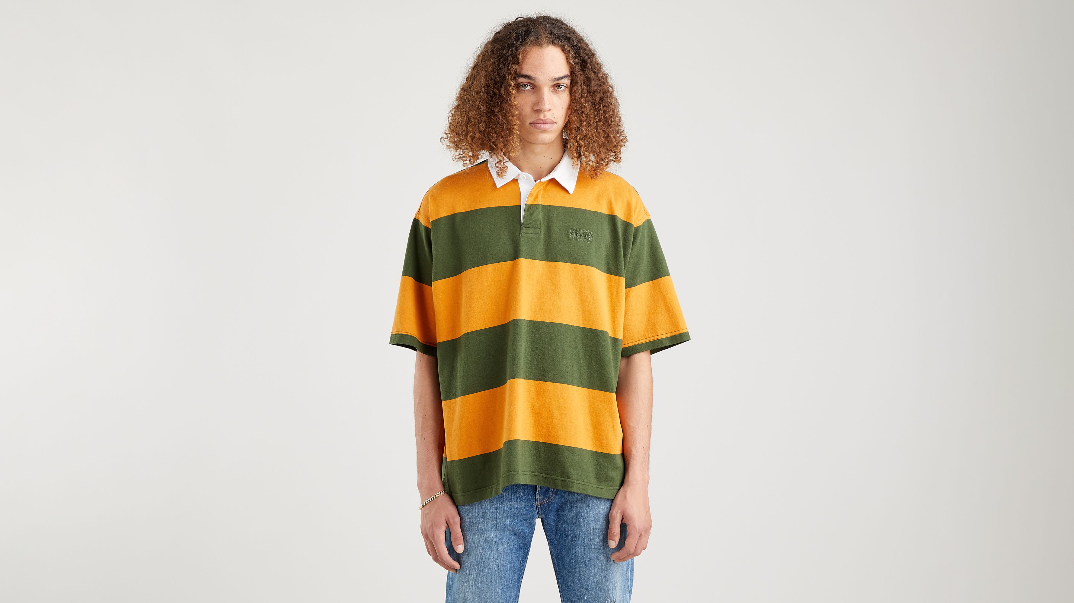 Half Sleeve Field Rugby Shirt Green Levi's® BG