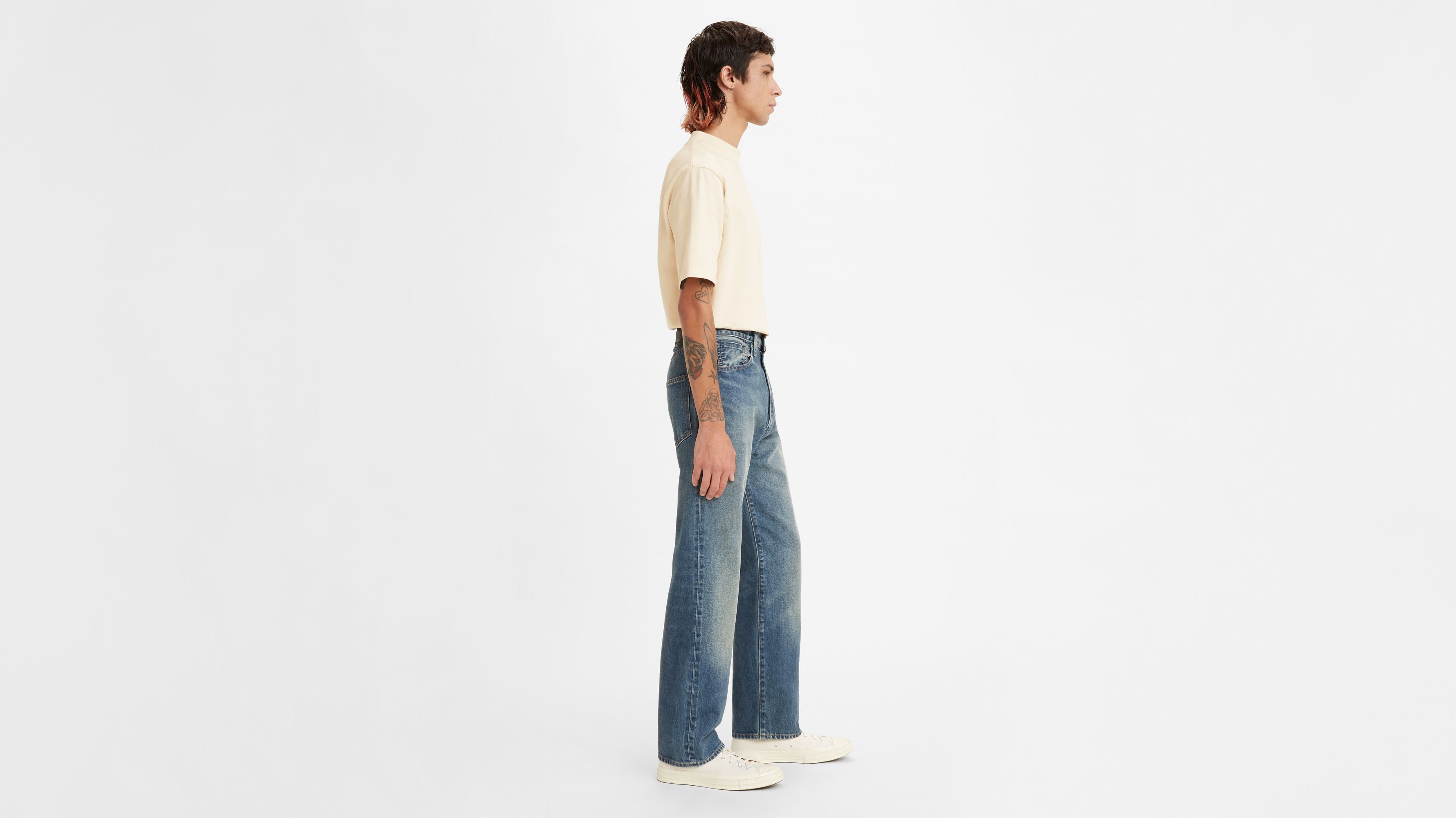 High Rise Straight Fit Men's Jeans Dark Wash Levi's® US