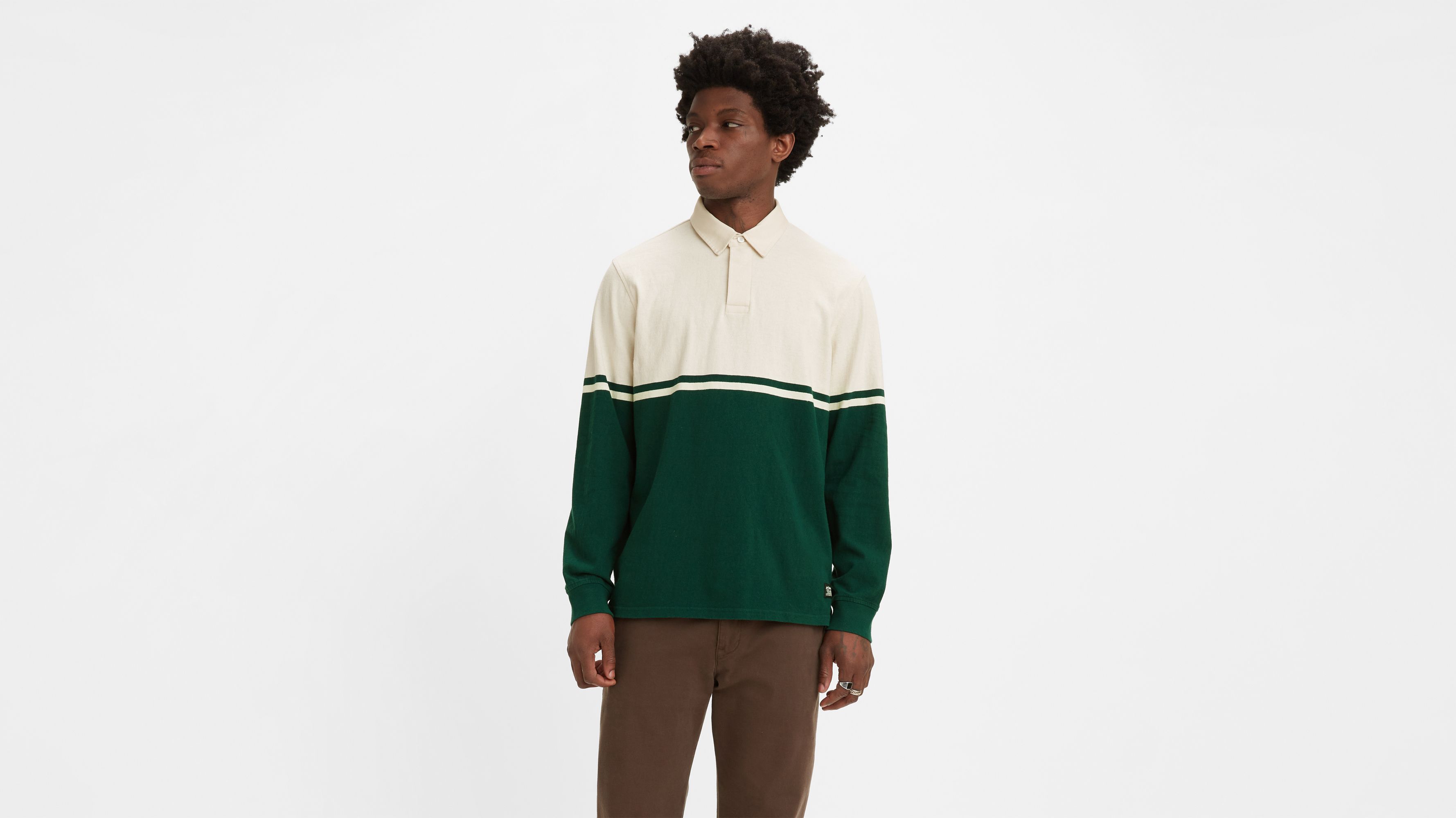Classic Long Sleeve Rugby Shirt Green Levi's® US