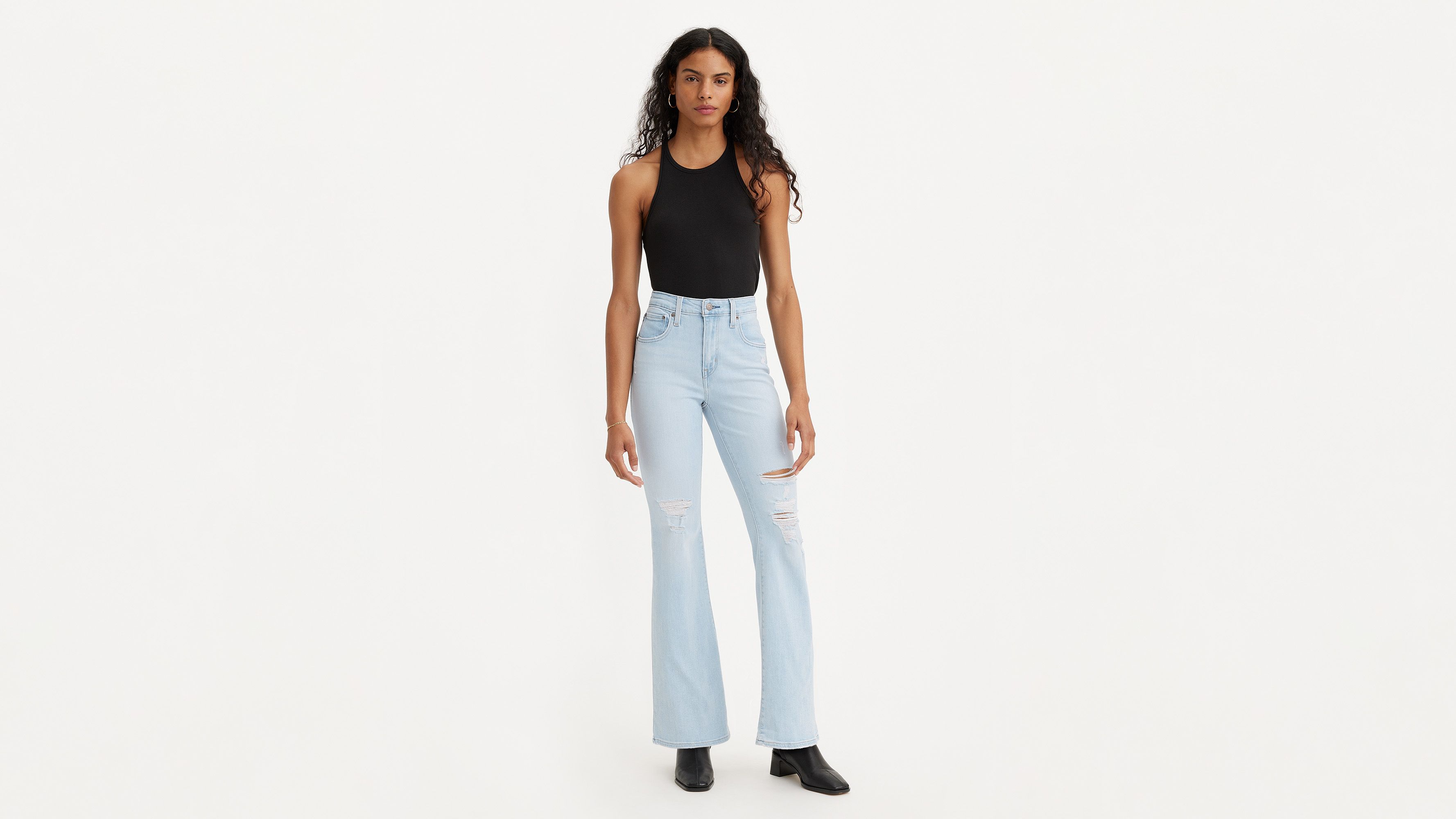 726 High Rise Flare Women's Jeans Light Wash Levi's® CA