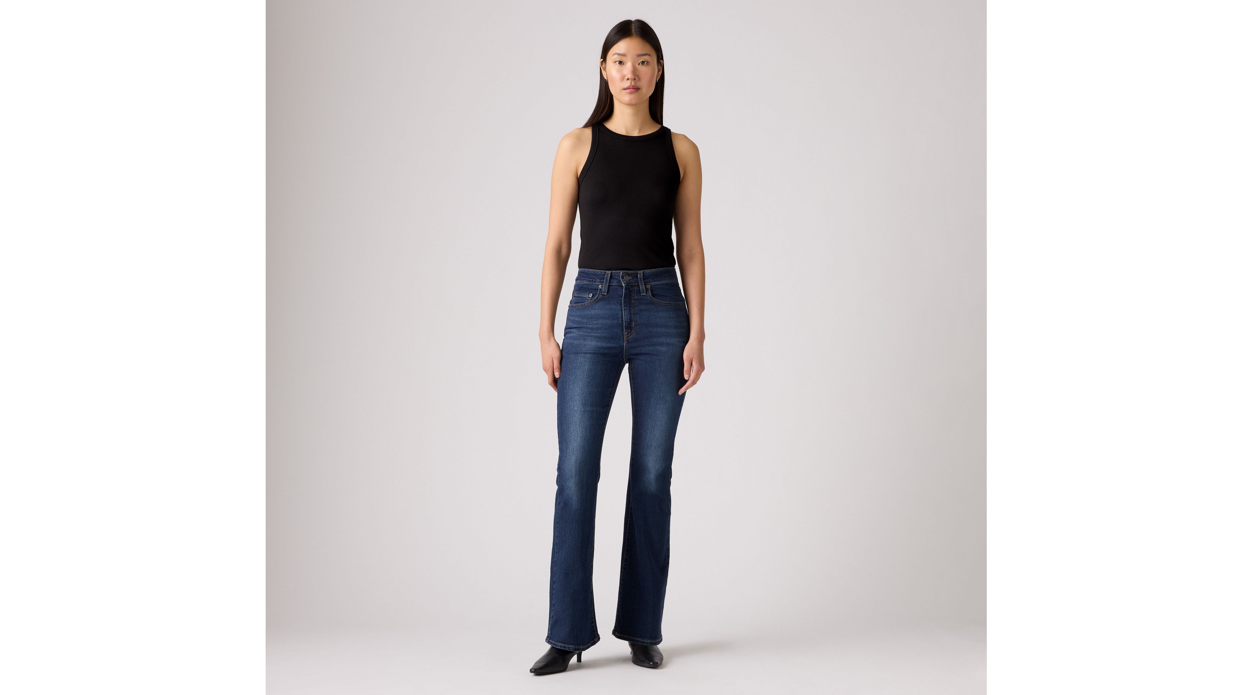 726 Highrise Flare Women's Jeans Dark Wash Levi's® CA