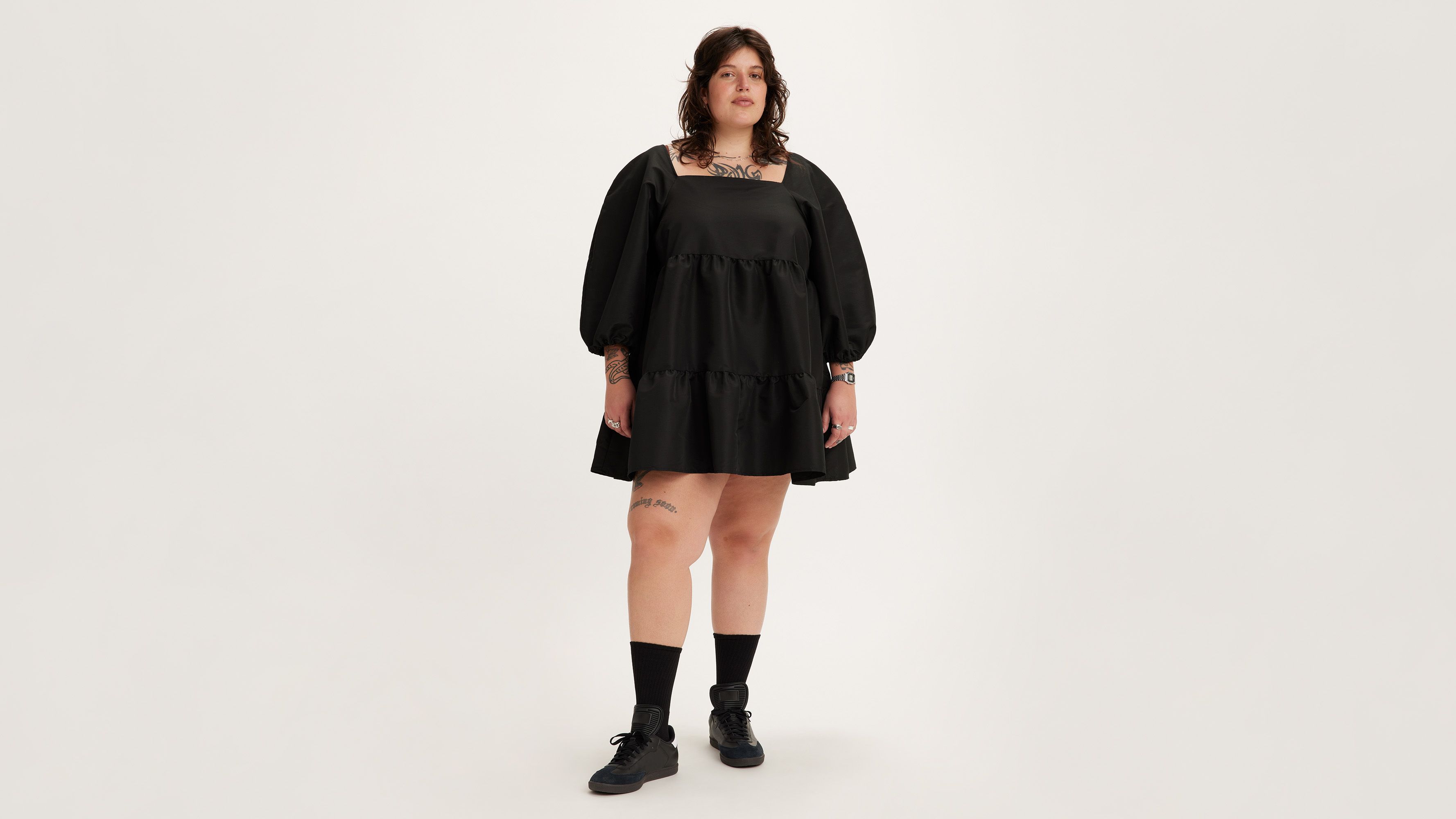 Dolci Baby Doll Dress (plus Size) Black Levi's® GI