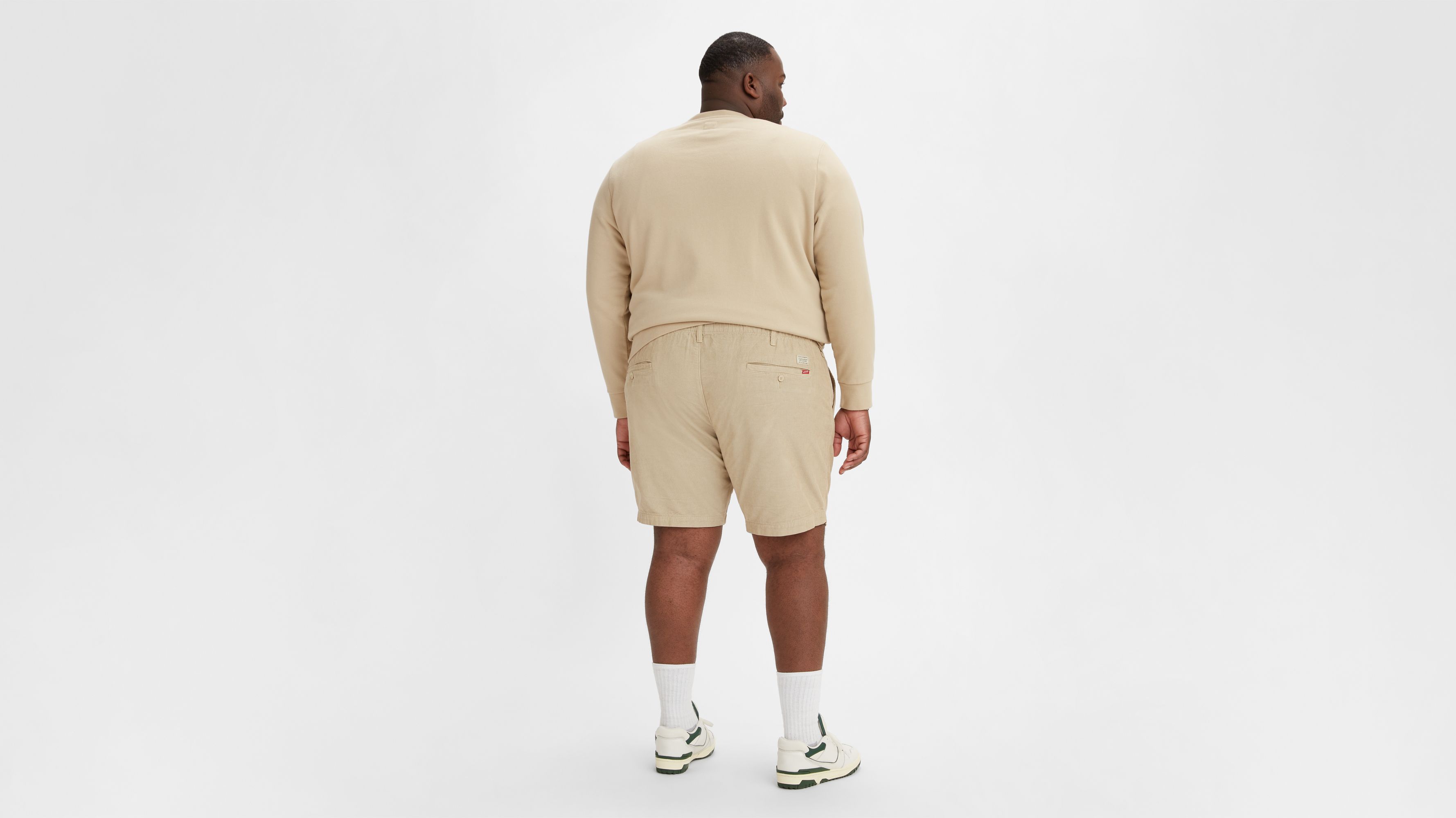 Levi's® Xx Chino Ez Waist Corduroy 8" Men's Shorts (big & Tall) Brown