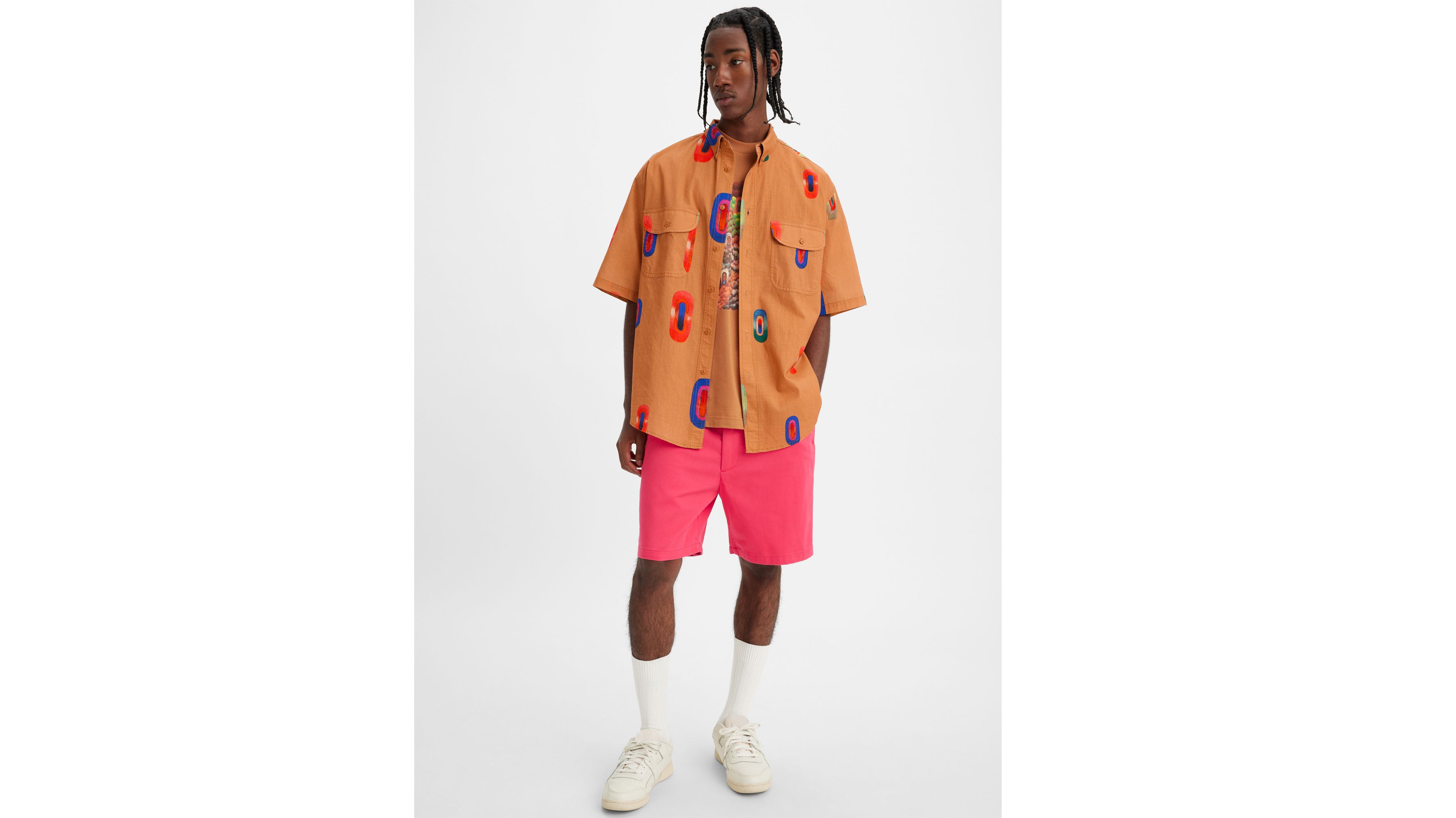 Levi's® Skate Loose Chino 7" Men's Shorts Red Levi's® CA