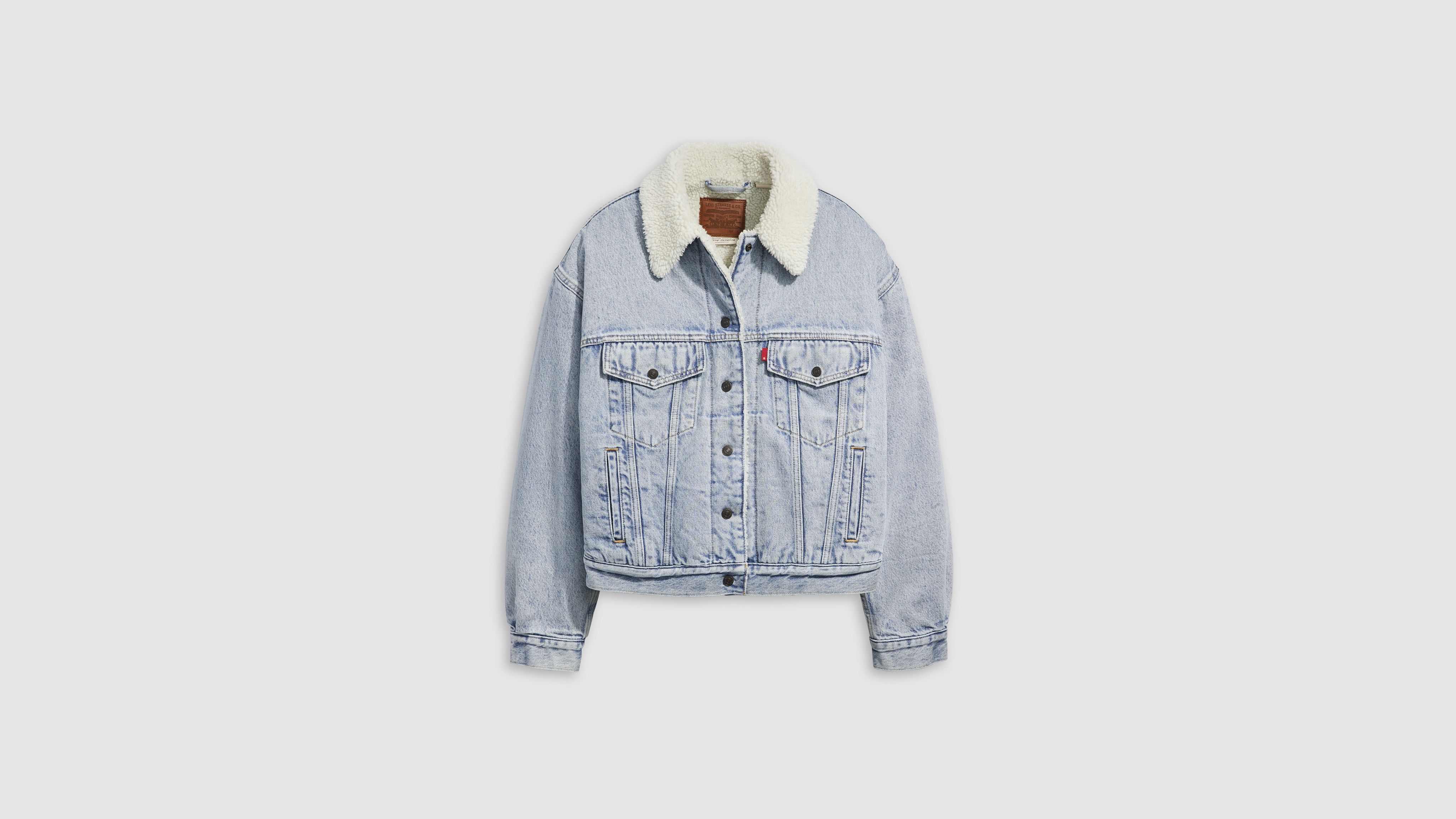 90s Sherpa Trucker Jacket Light Wash Levi's® US