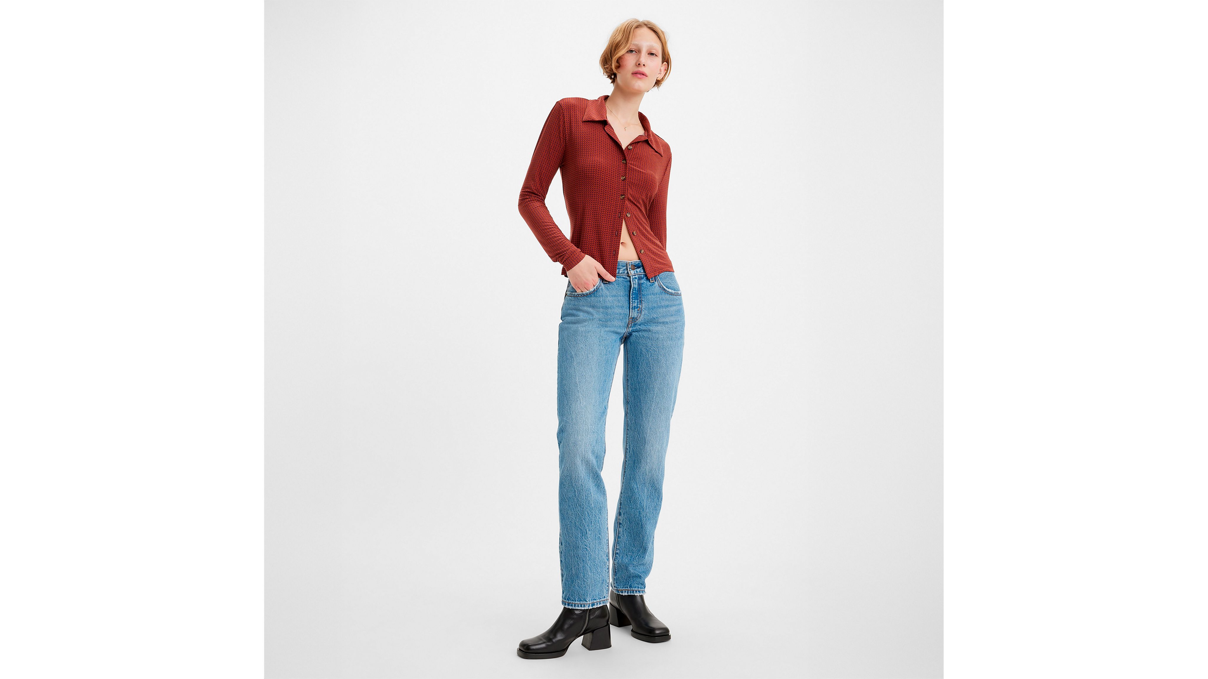 Middy Straight Women's Jeans Medium Wash Levi's® US