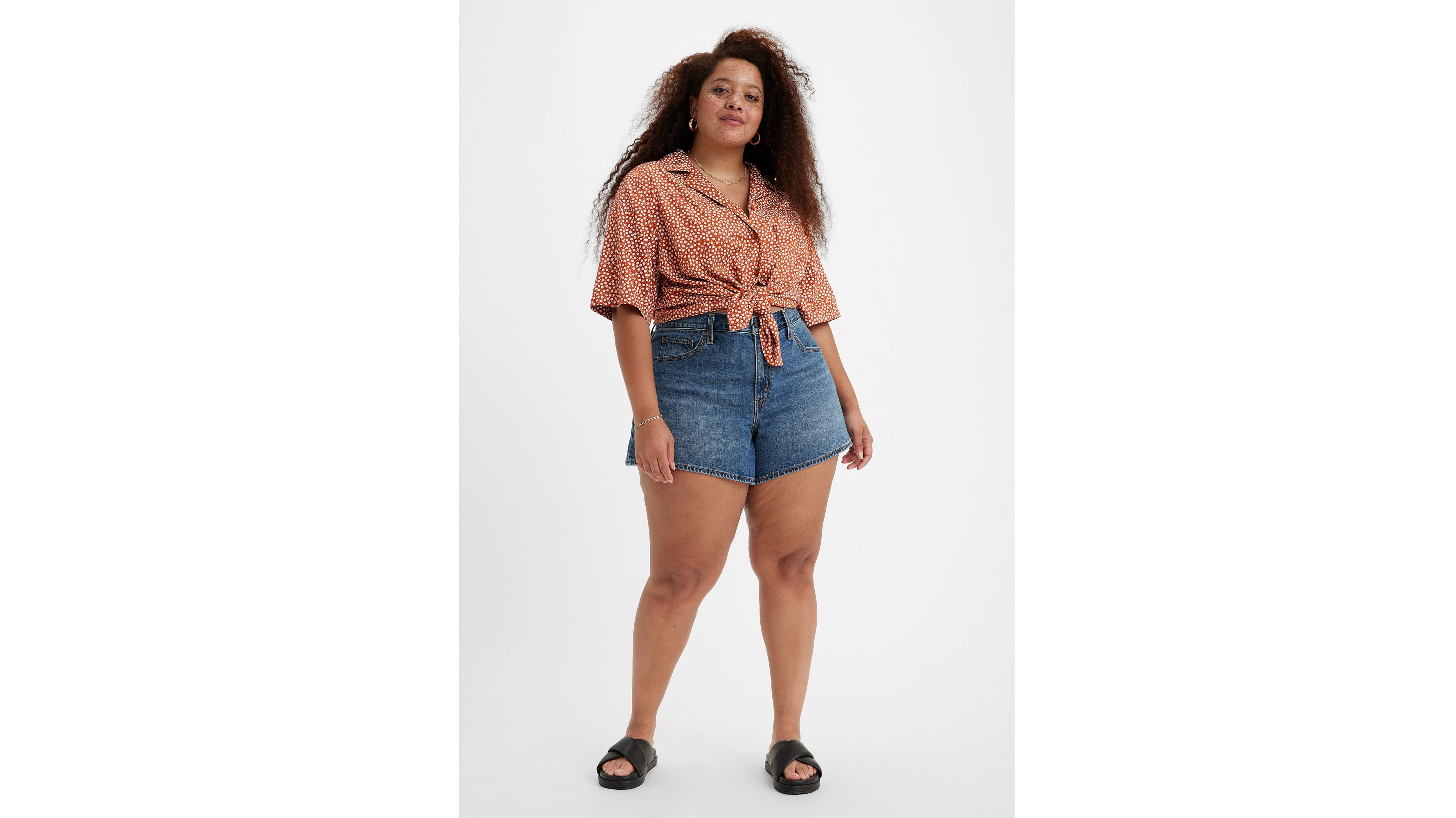 80's Mom Shorts (plus Size) Blue Levi's® GR