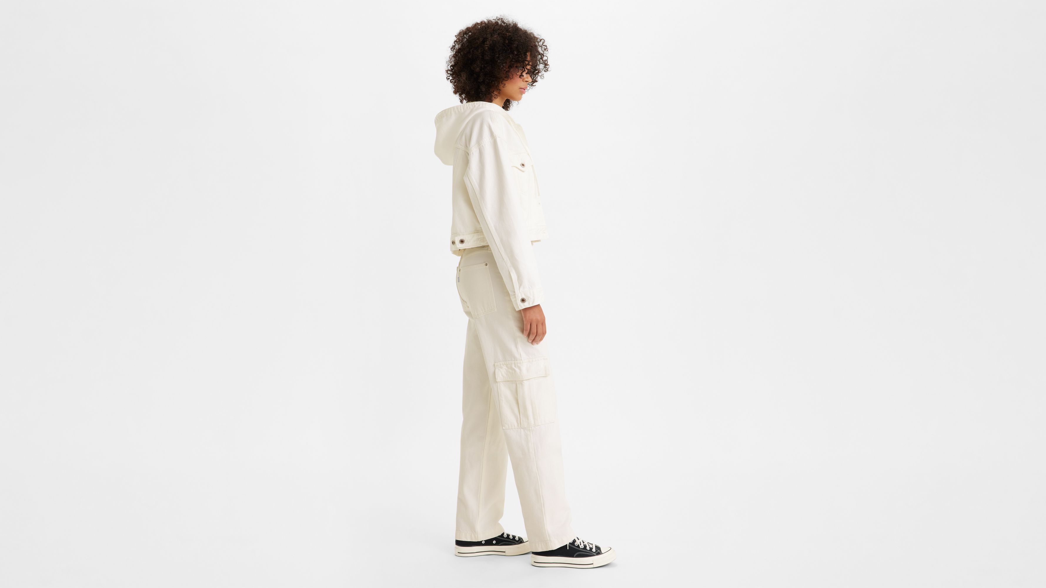 Levi's® Silvertab™ '94 Baggy Cargo Jeans White Levi's® GB
