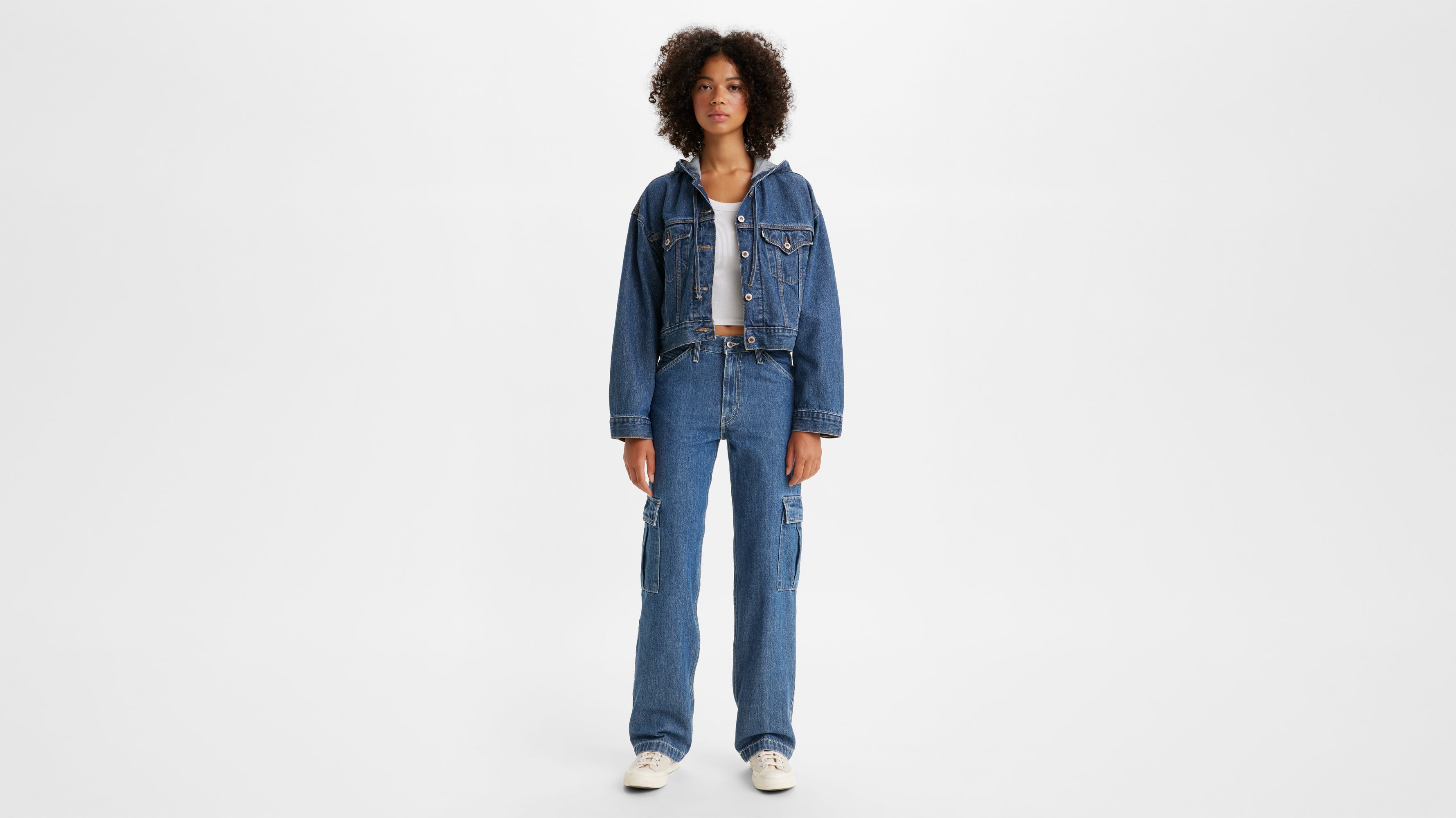 Levi's® Silvertab™ '94 Baggy Cargo Jeans Blue Levi's® FR