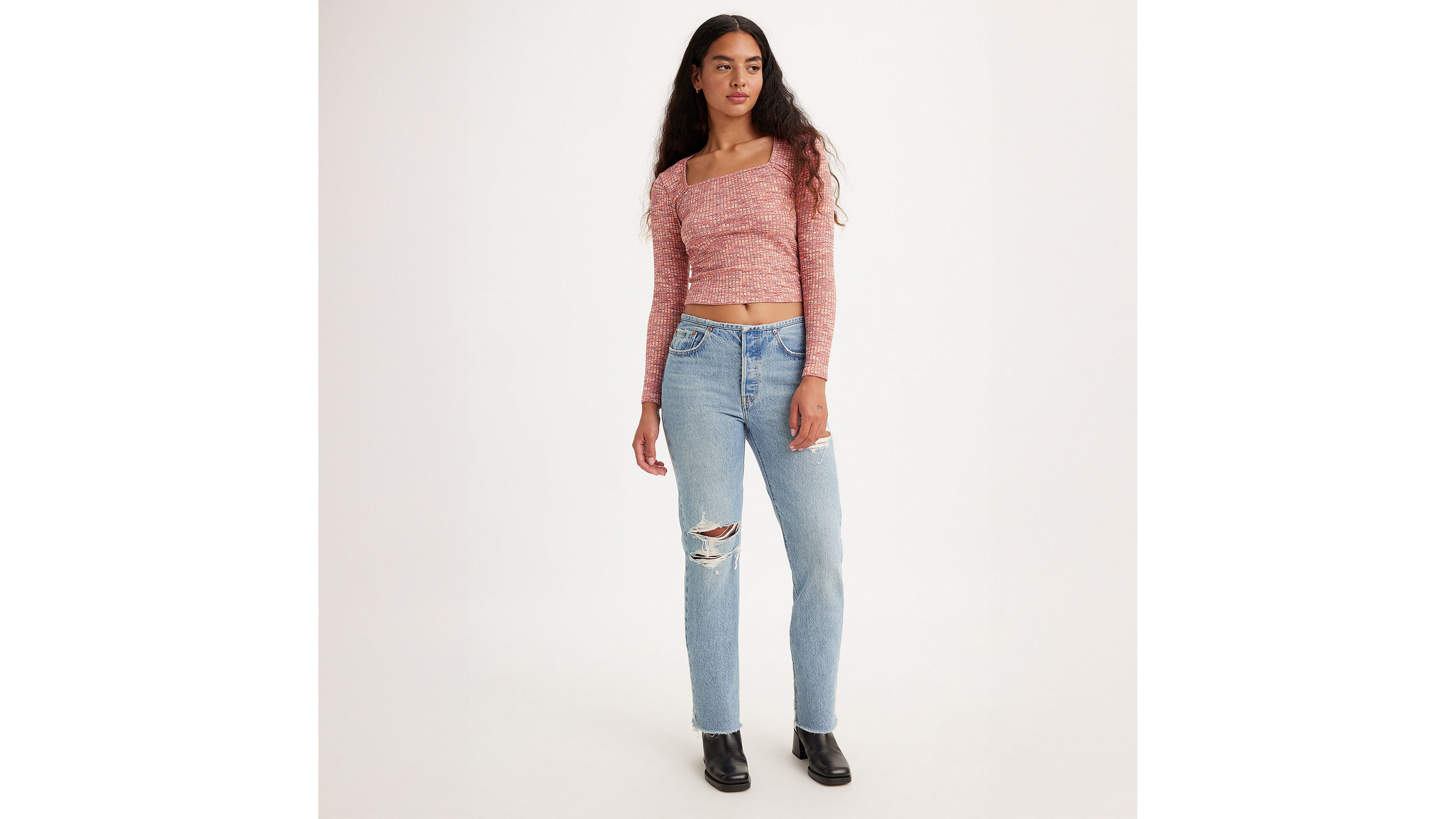 501® Mini Waist Jeans Blue Levi's® AT