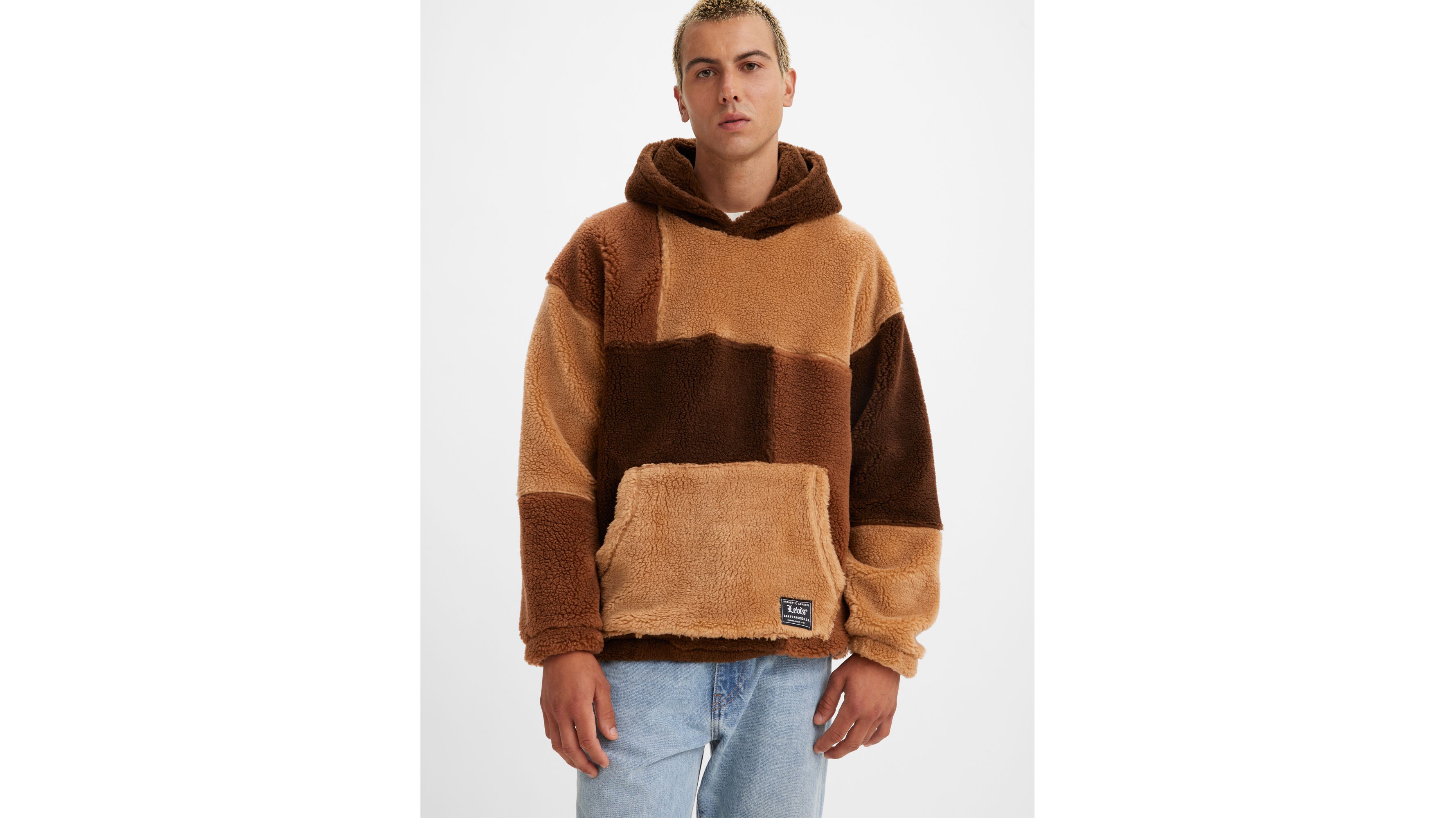 Cozy Jigsaw Pieced Hoodie Sweatshirt Multicolor Levi's® US