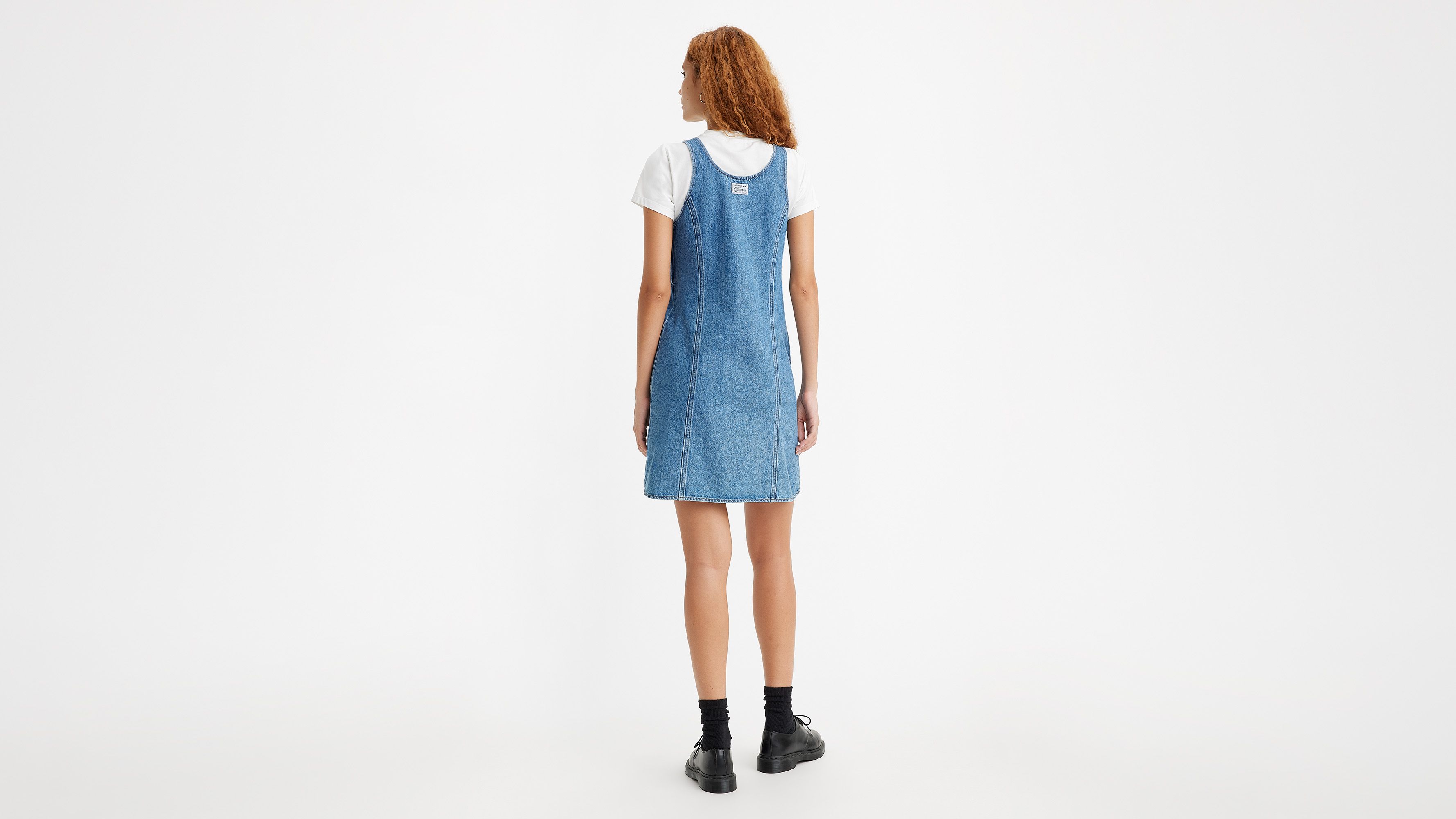 Alyssa Denim Jumper Dress Medium Wash Levi's® US