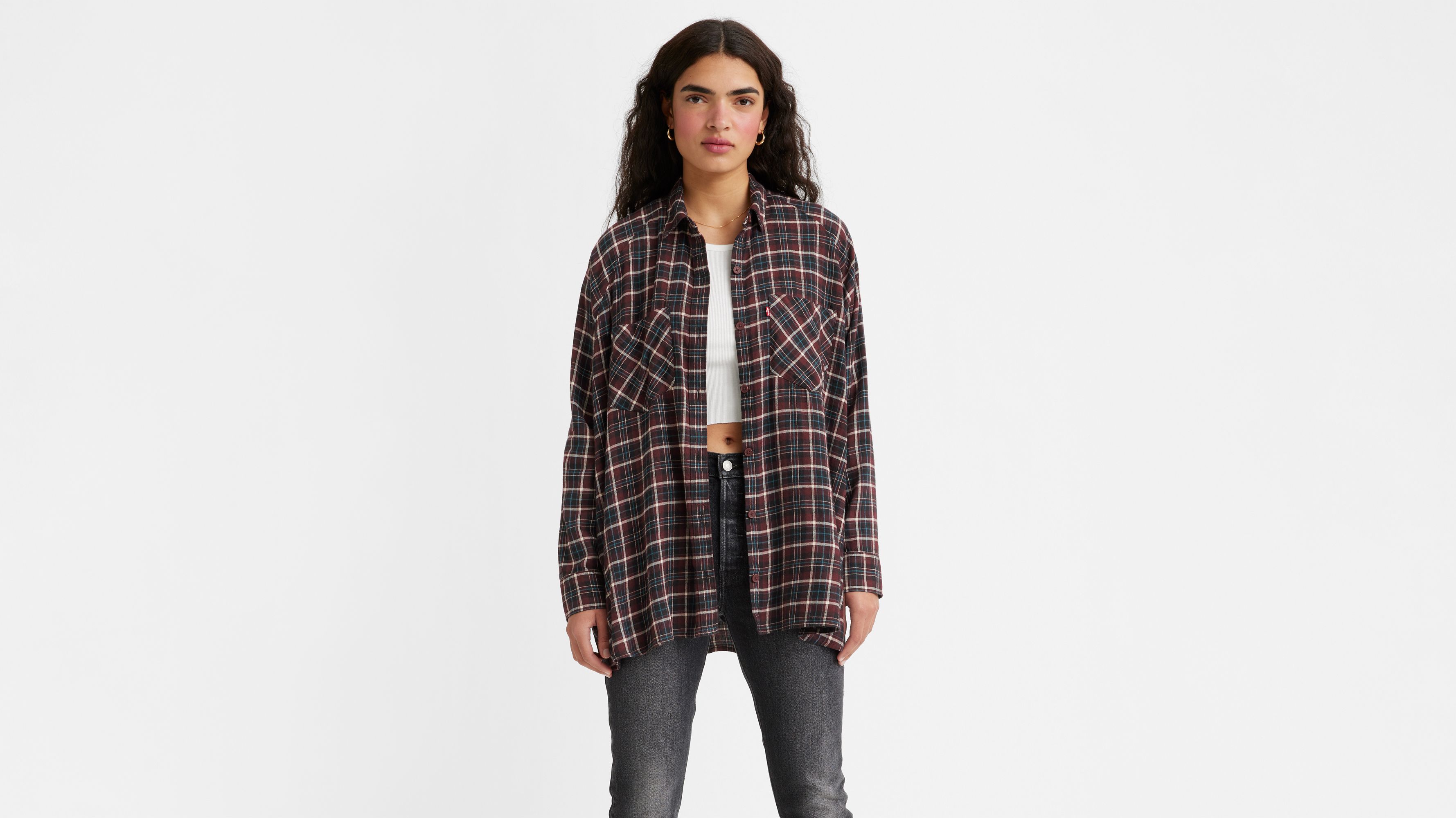 Harrison Raglan Plaid Shirt Multicolor Levi's® US