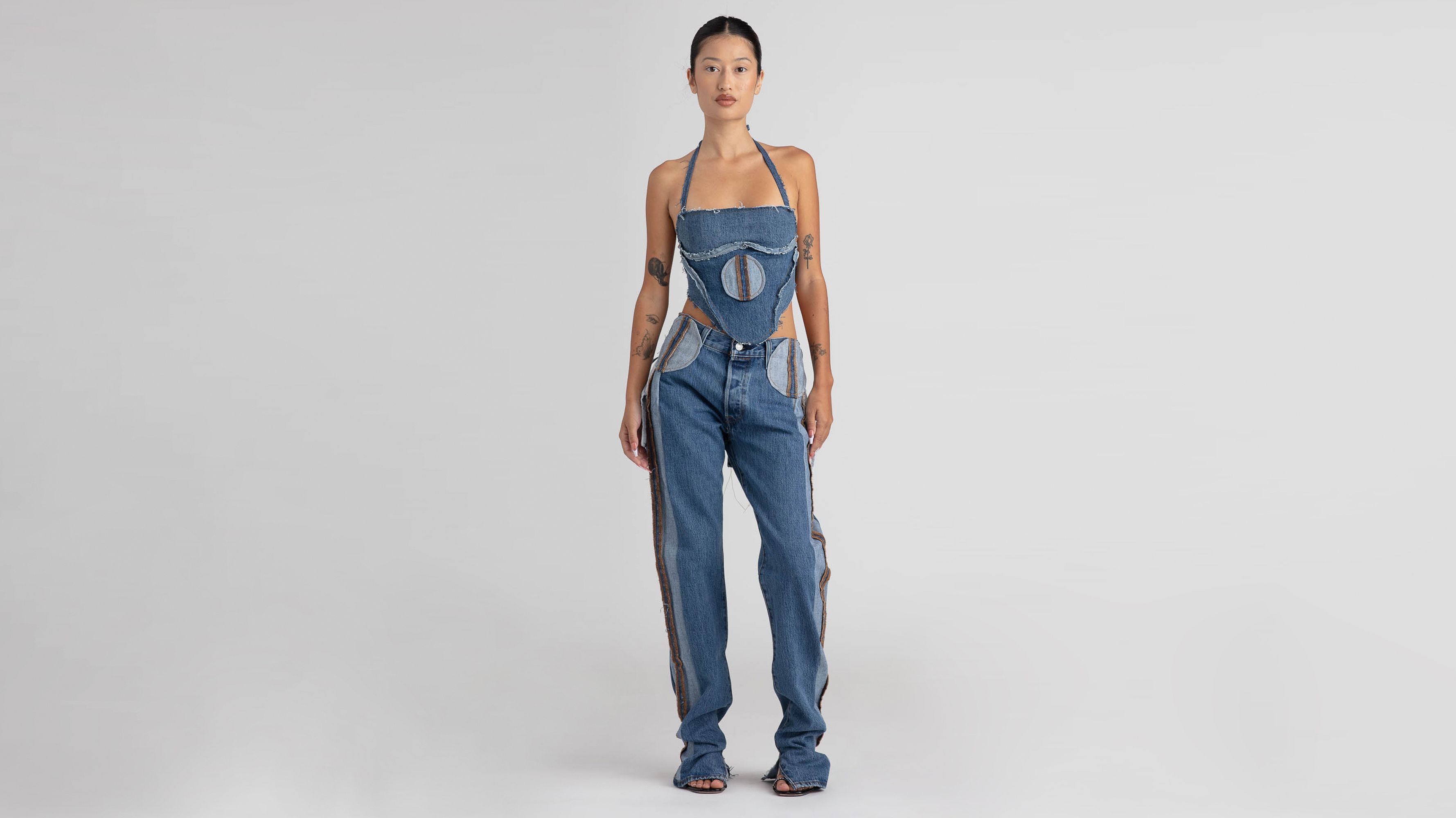 Sami Miro Vintage X Levi's® Porterhouse Circle Pocket Jeans Medium