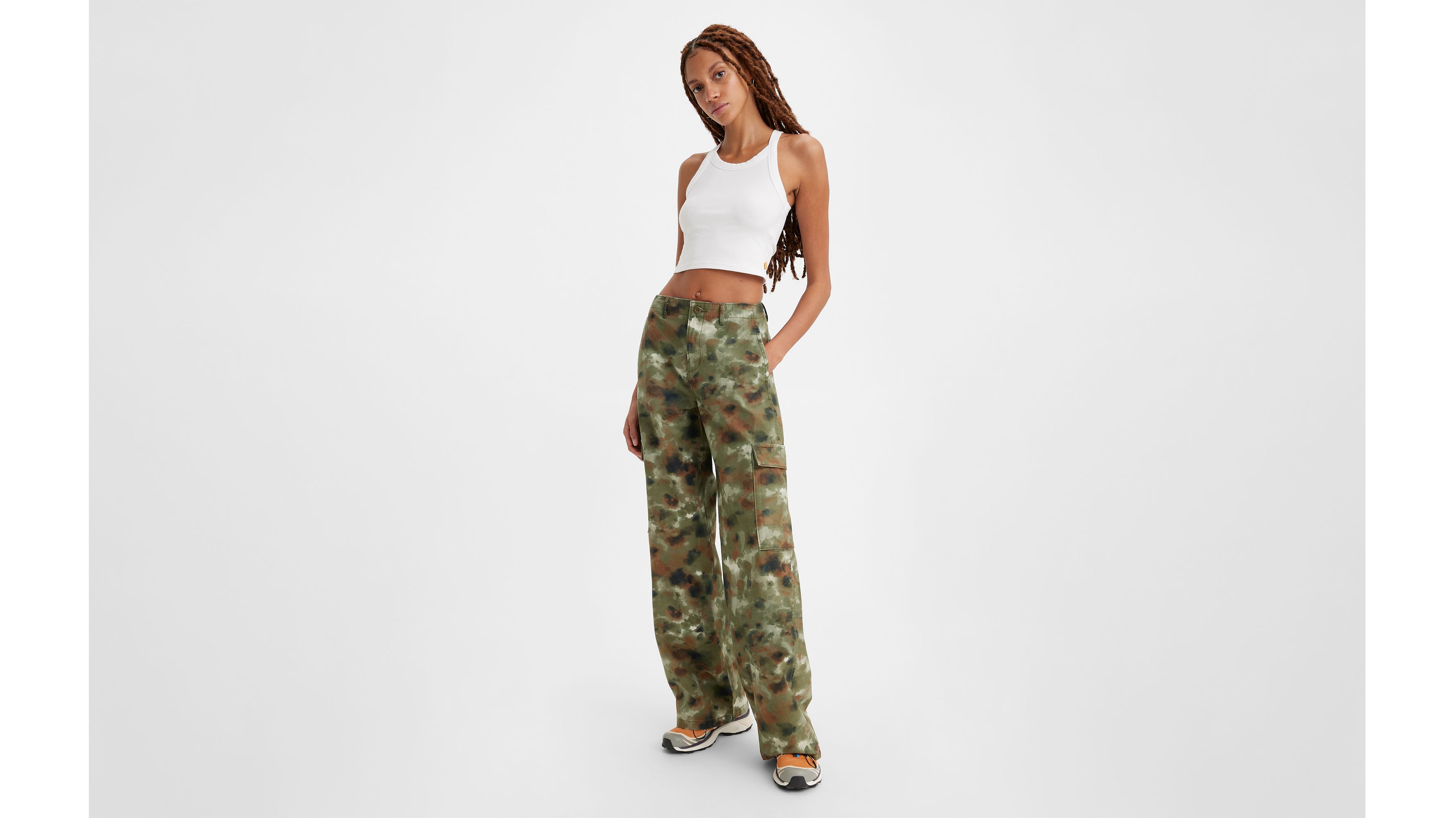 Baggy Cargo Pants - Green | Levi&rsquo;s® US