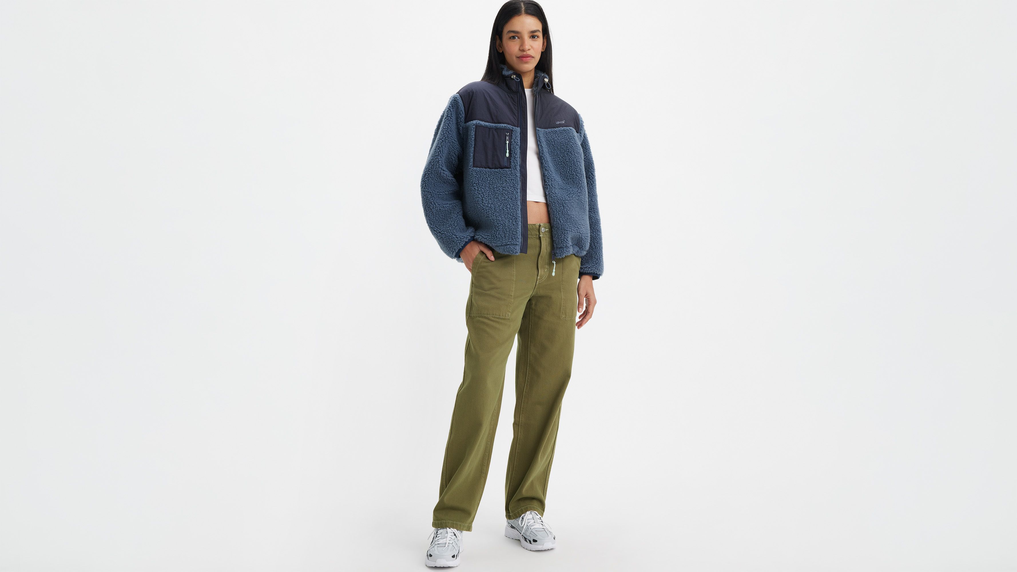 Baggy Dad Utility Women's Pants Green Levi's® US